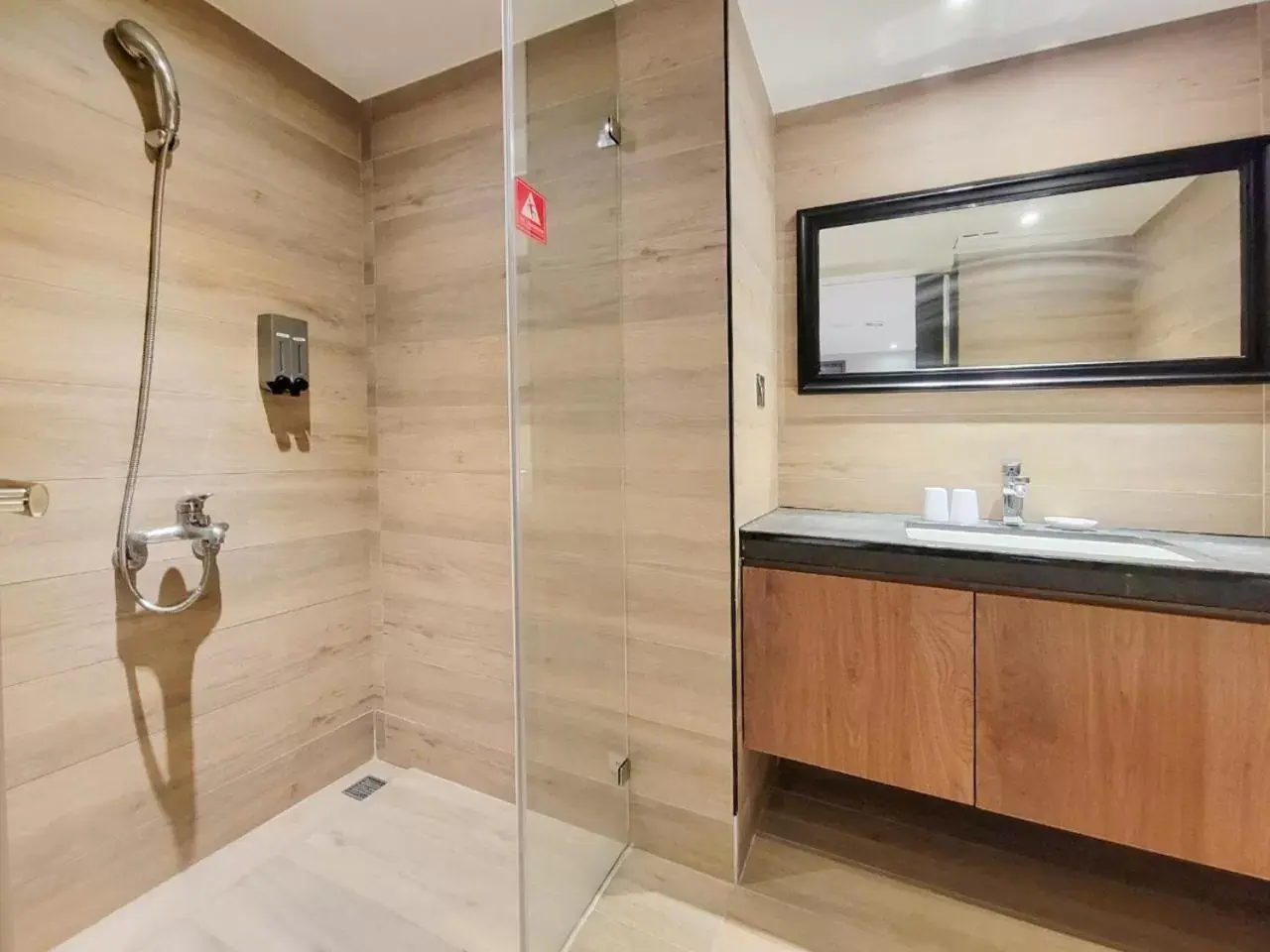 Bathroom in CHECK inn Taichung Wenxin Zhongqing