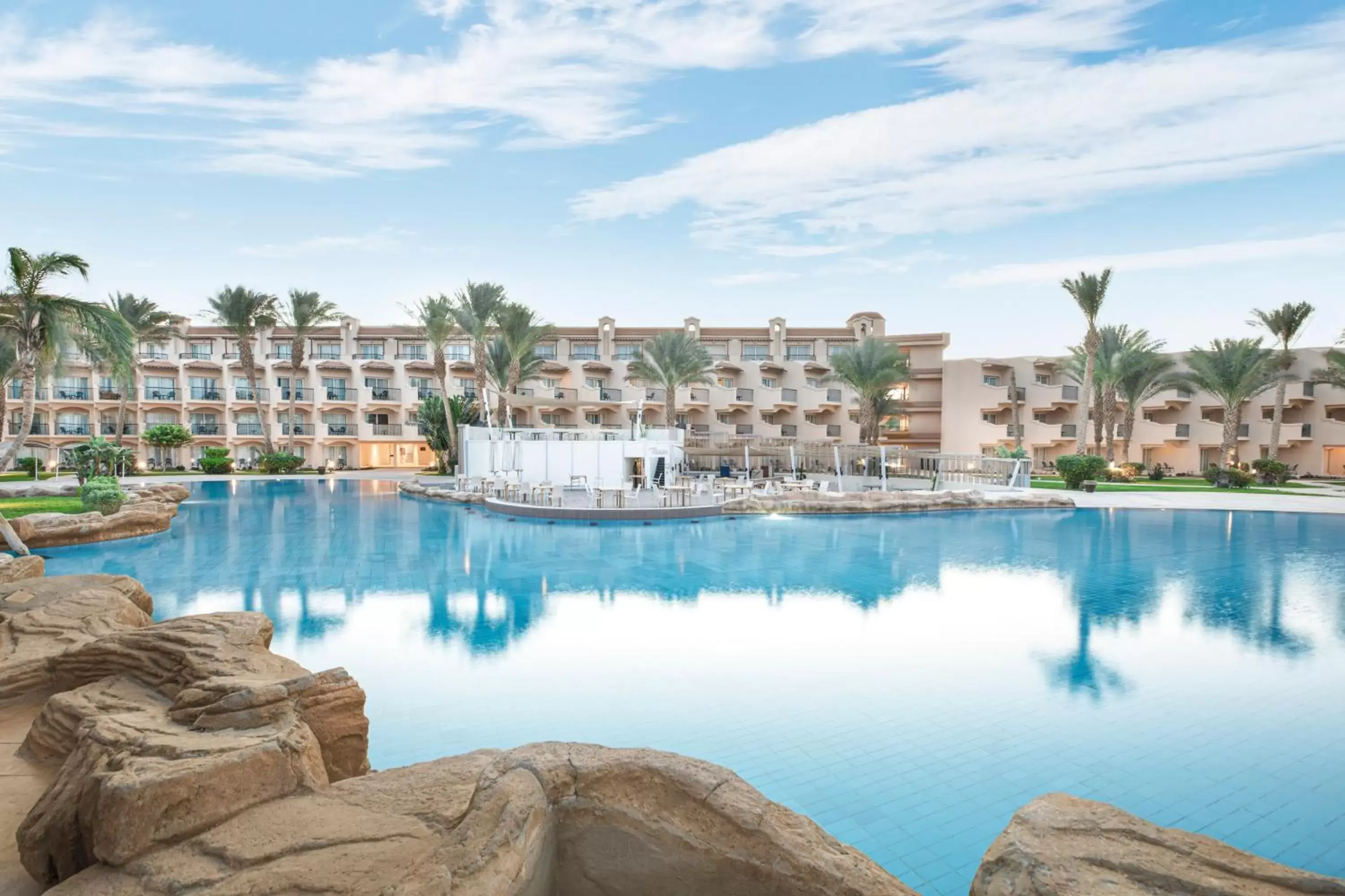 Property building, Swimming Pool in Pyramisa Beach Resort Sahl Hasheesh