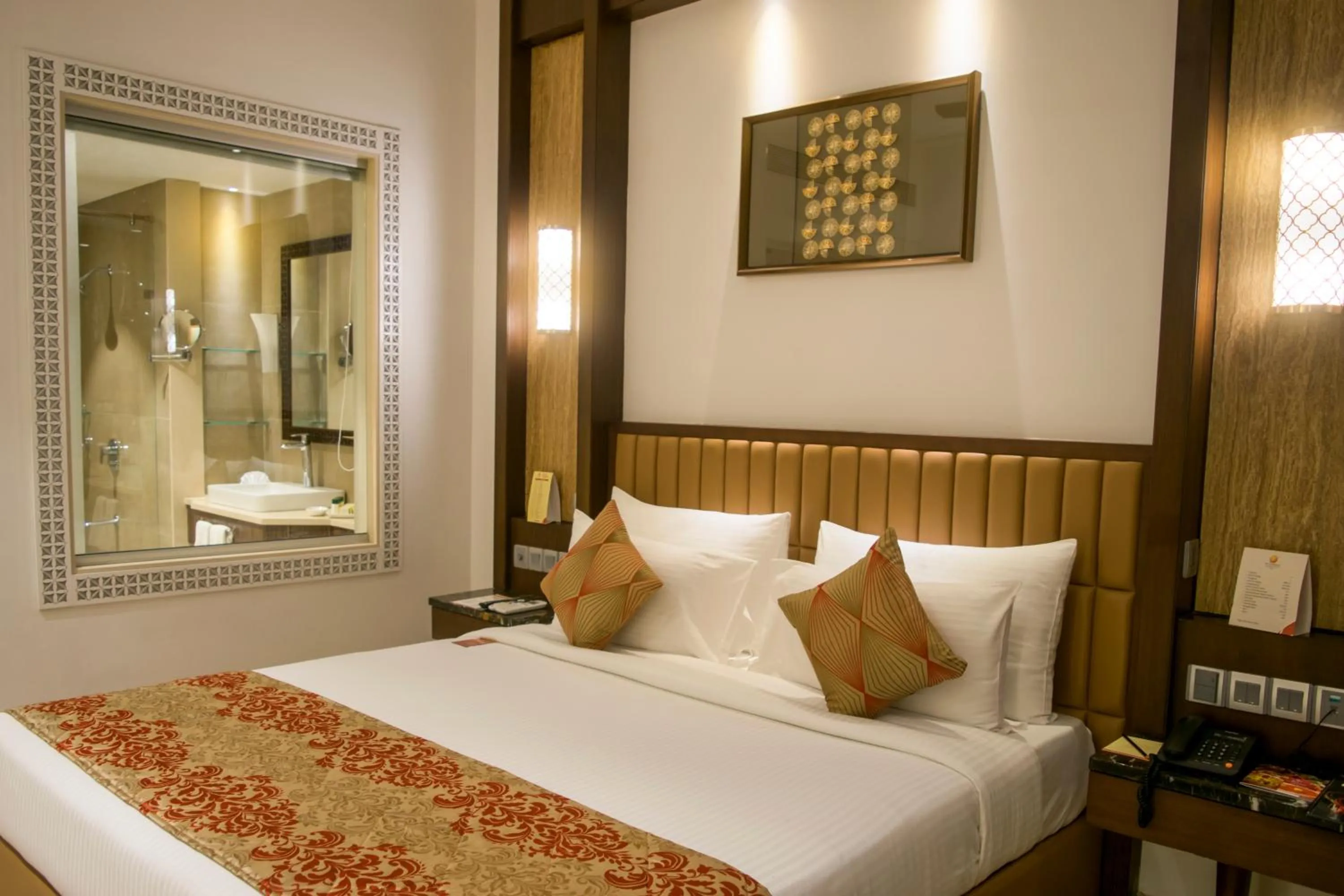 Bedroom, Bed in The Corinthians Resort