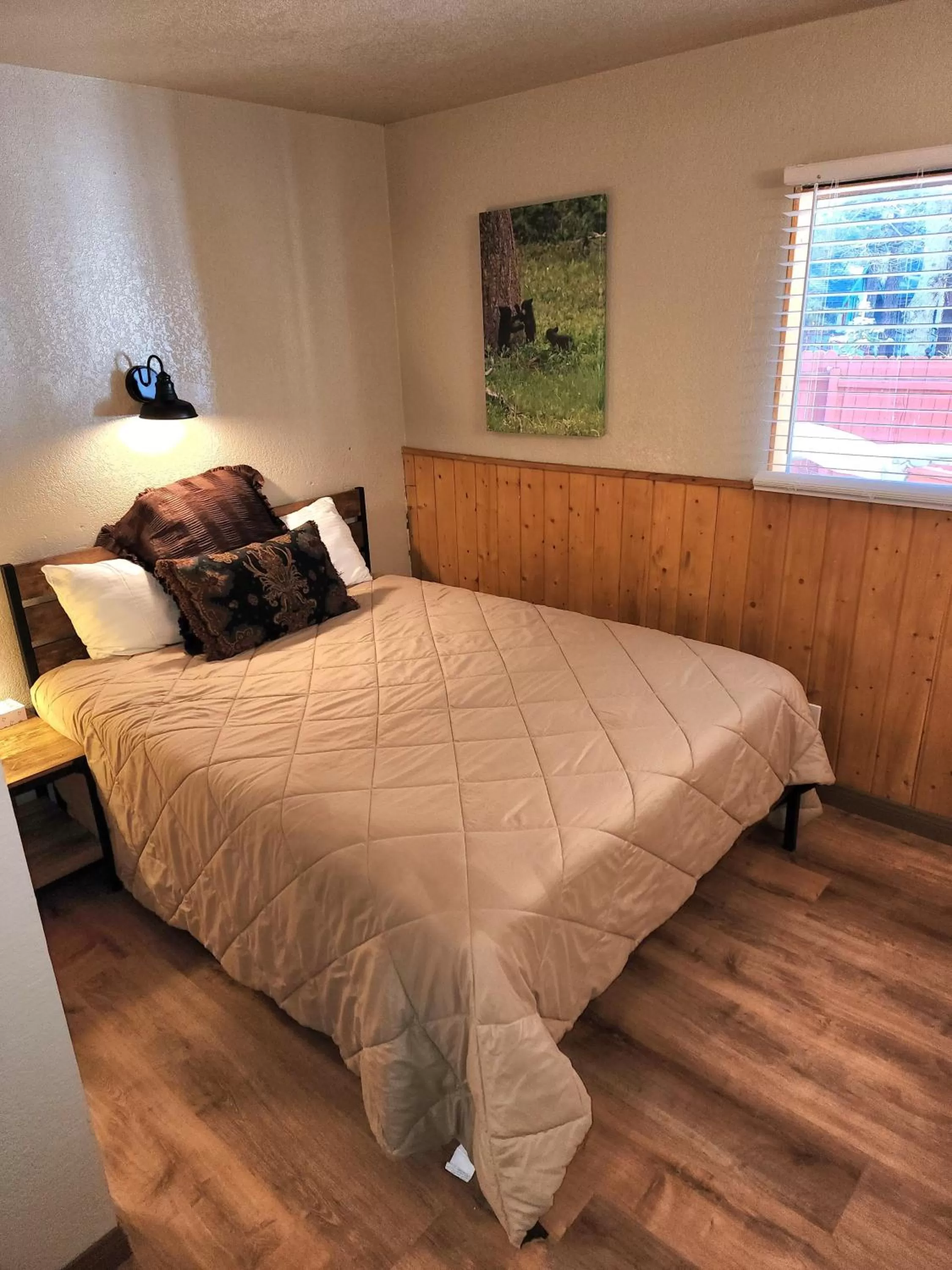 Bed in Black Forest Lodge