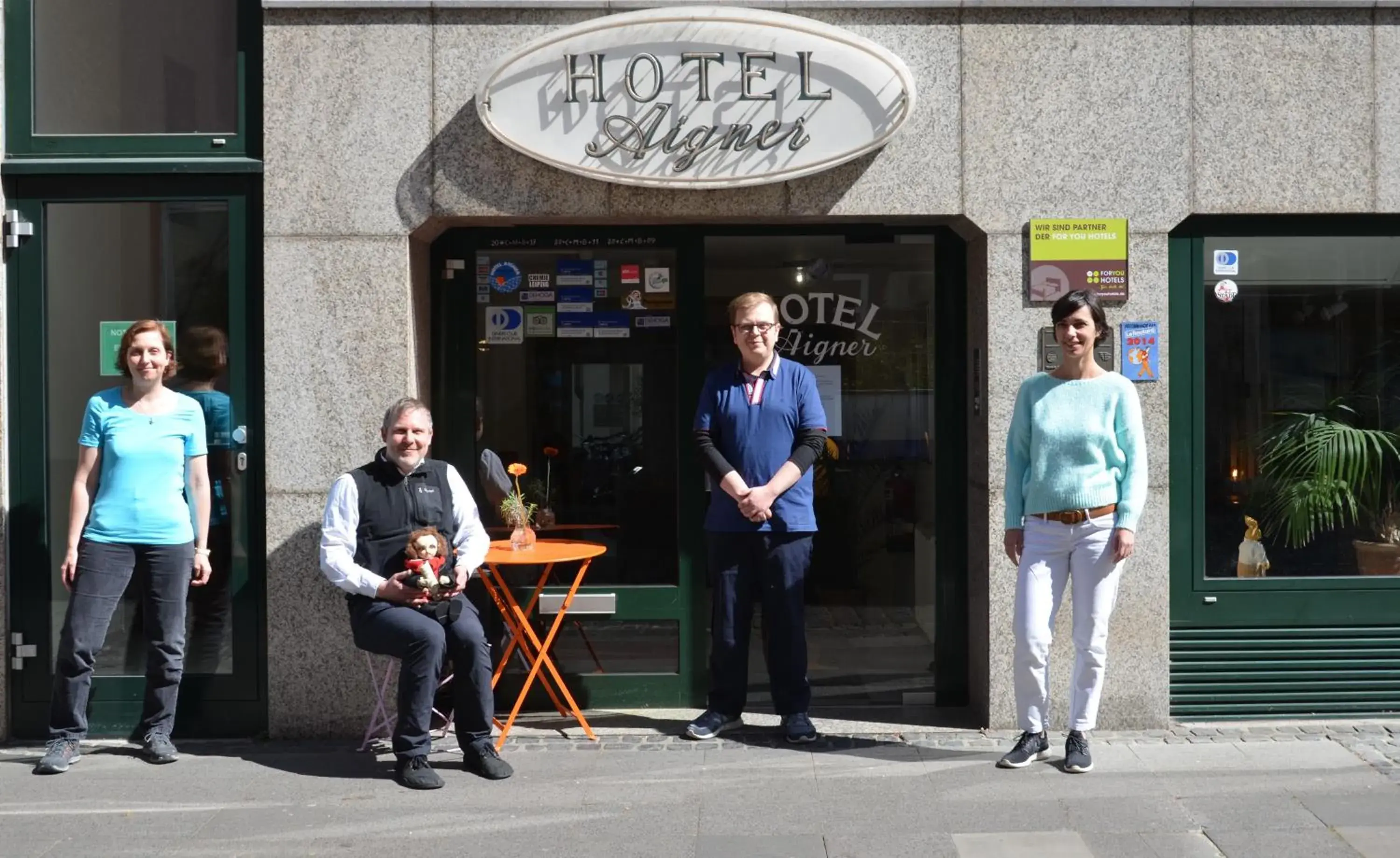 Facade/entrance in Hotel Aigner