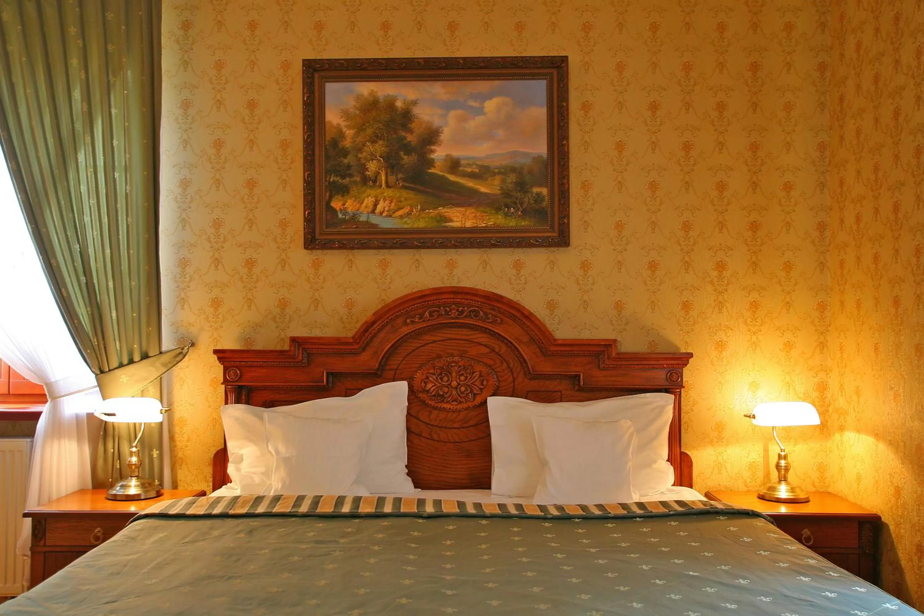 Bed in Hotel Sarmata Zespół Dworski
