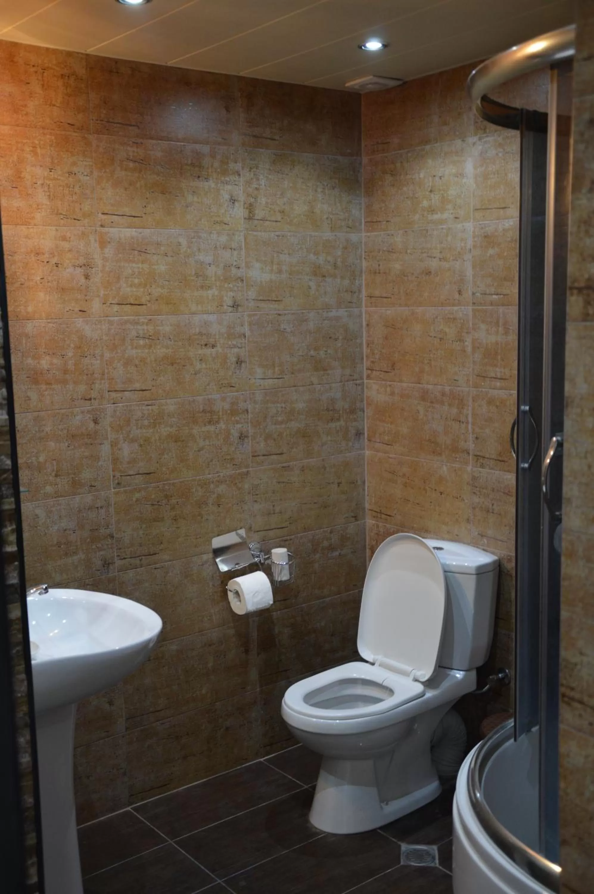 Bathroom in Hotel Bagineti