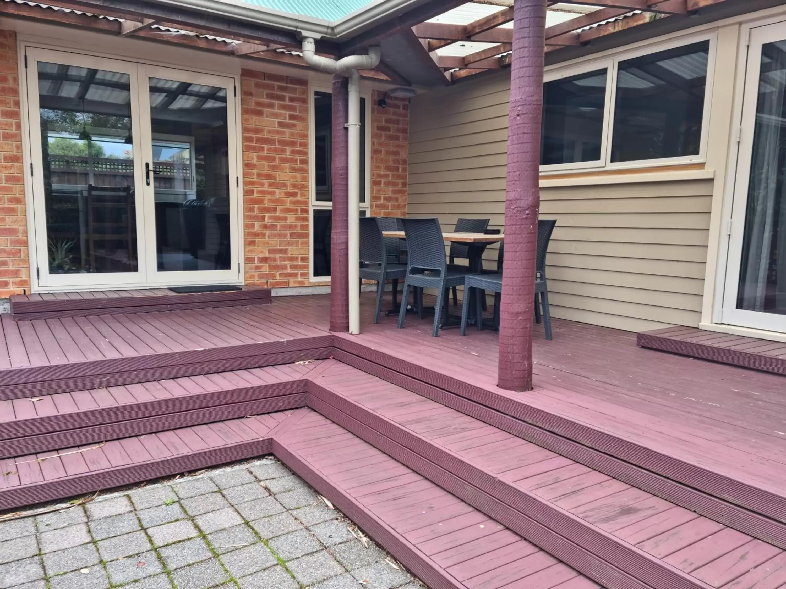 Patio in Paroa Hotel