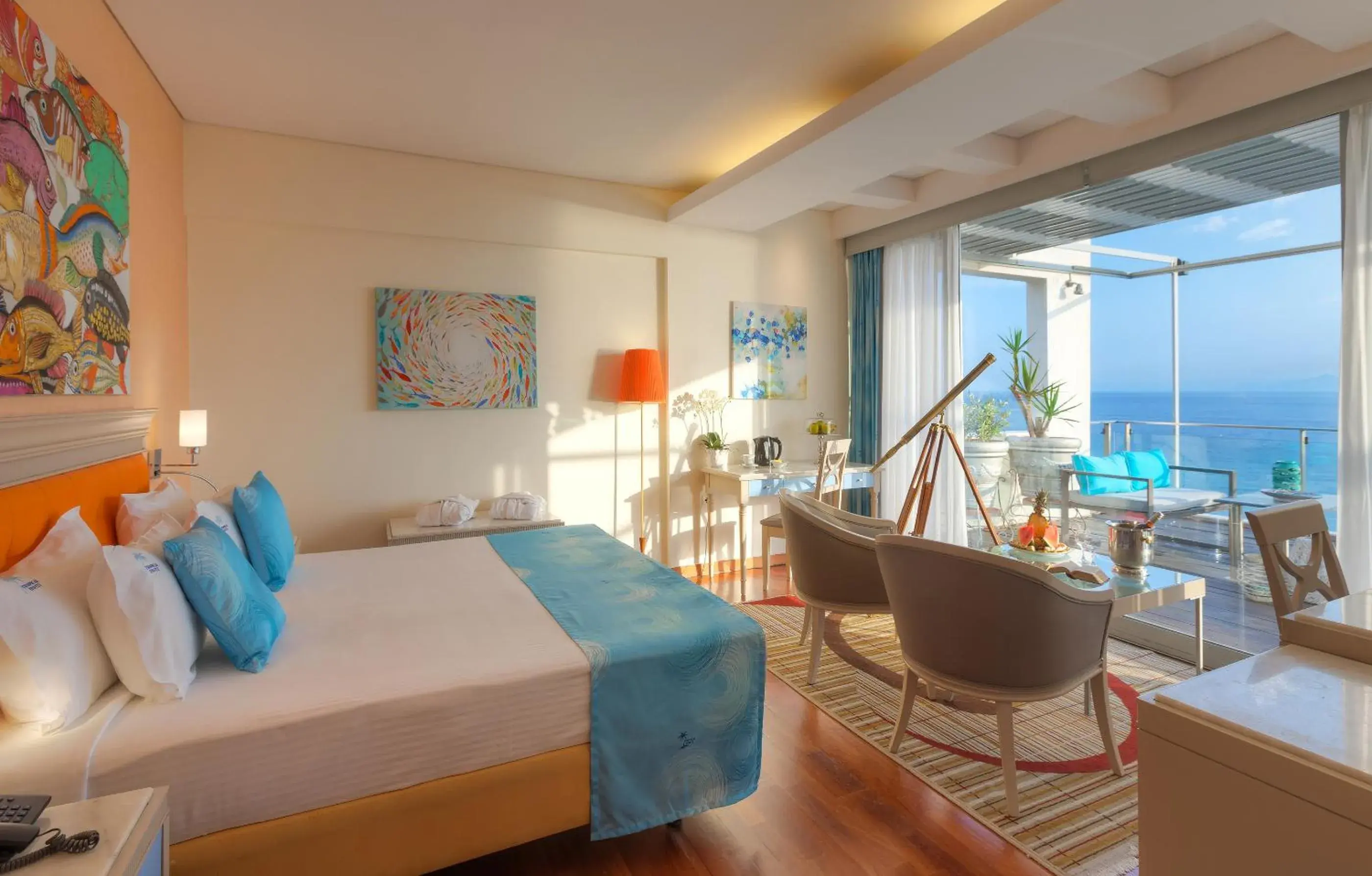 Bedroom in Tropical Hotel
