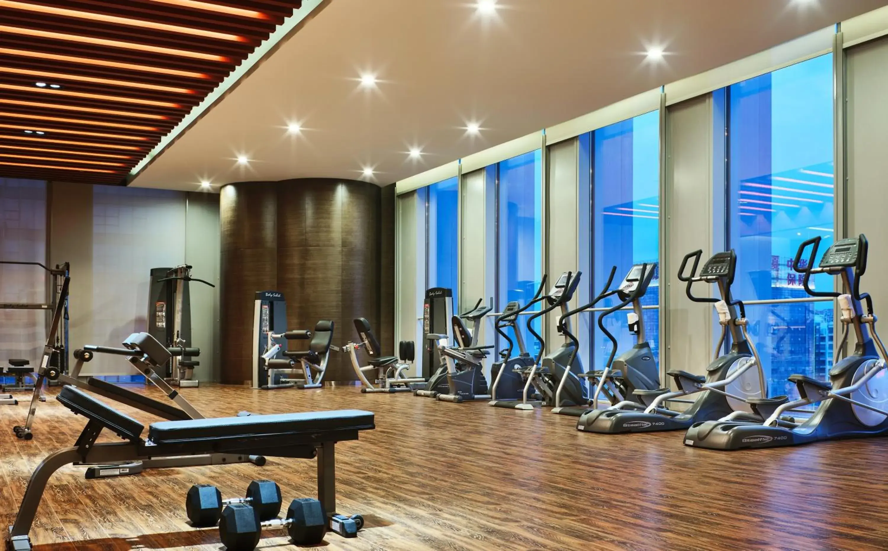 Fitness centre/facilities, Fitness Center/Facilities in Crowne Plaza Nanning City Center, an IHG Hotel