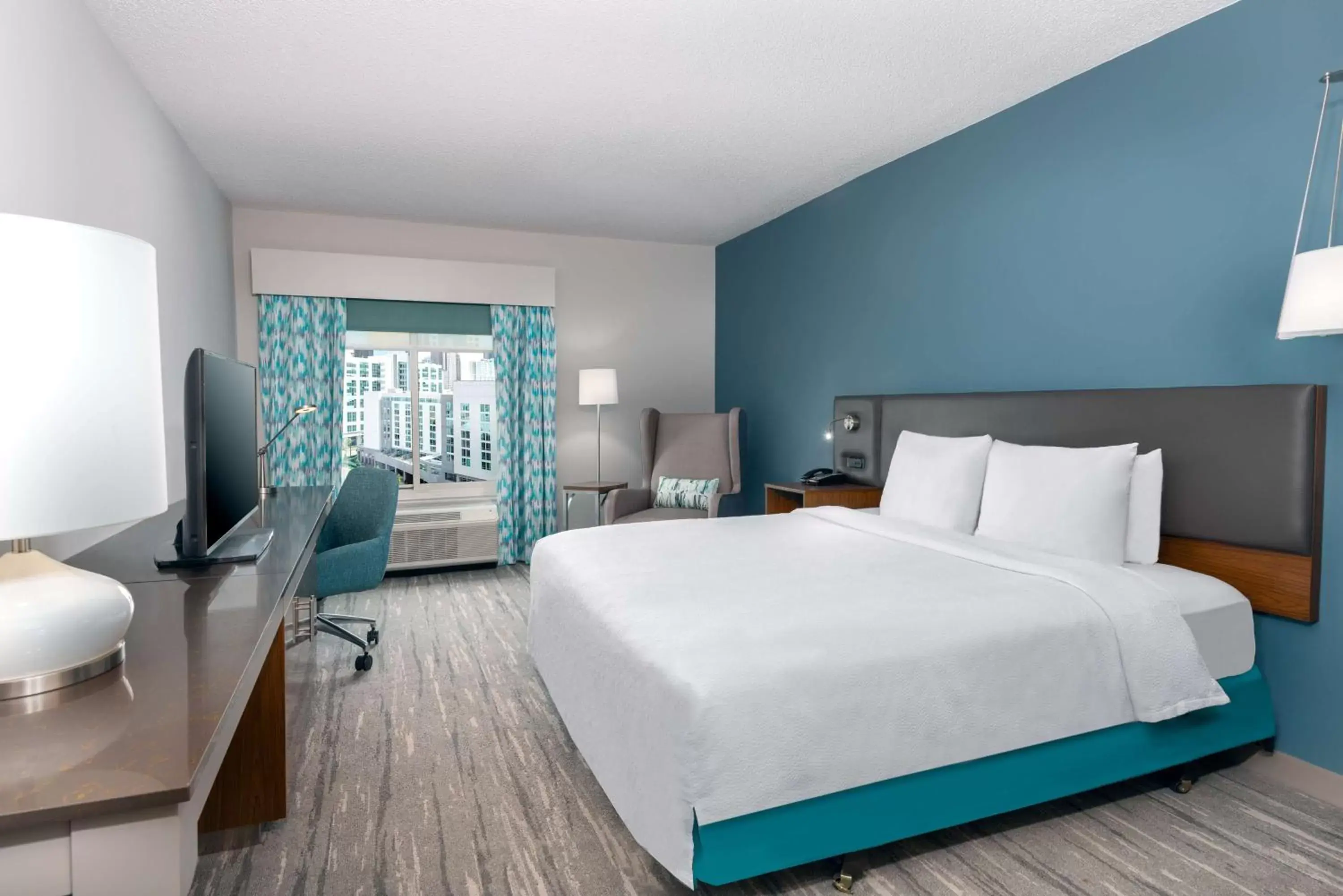 King Room with Roll-In Shower - Disability Access in Hilton Garden Inn Charlotte Uptown King Room with Roll-In Shower - Disability Access in Hilton Garden Inn Charlotte Uptown