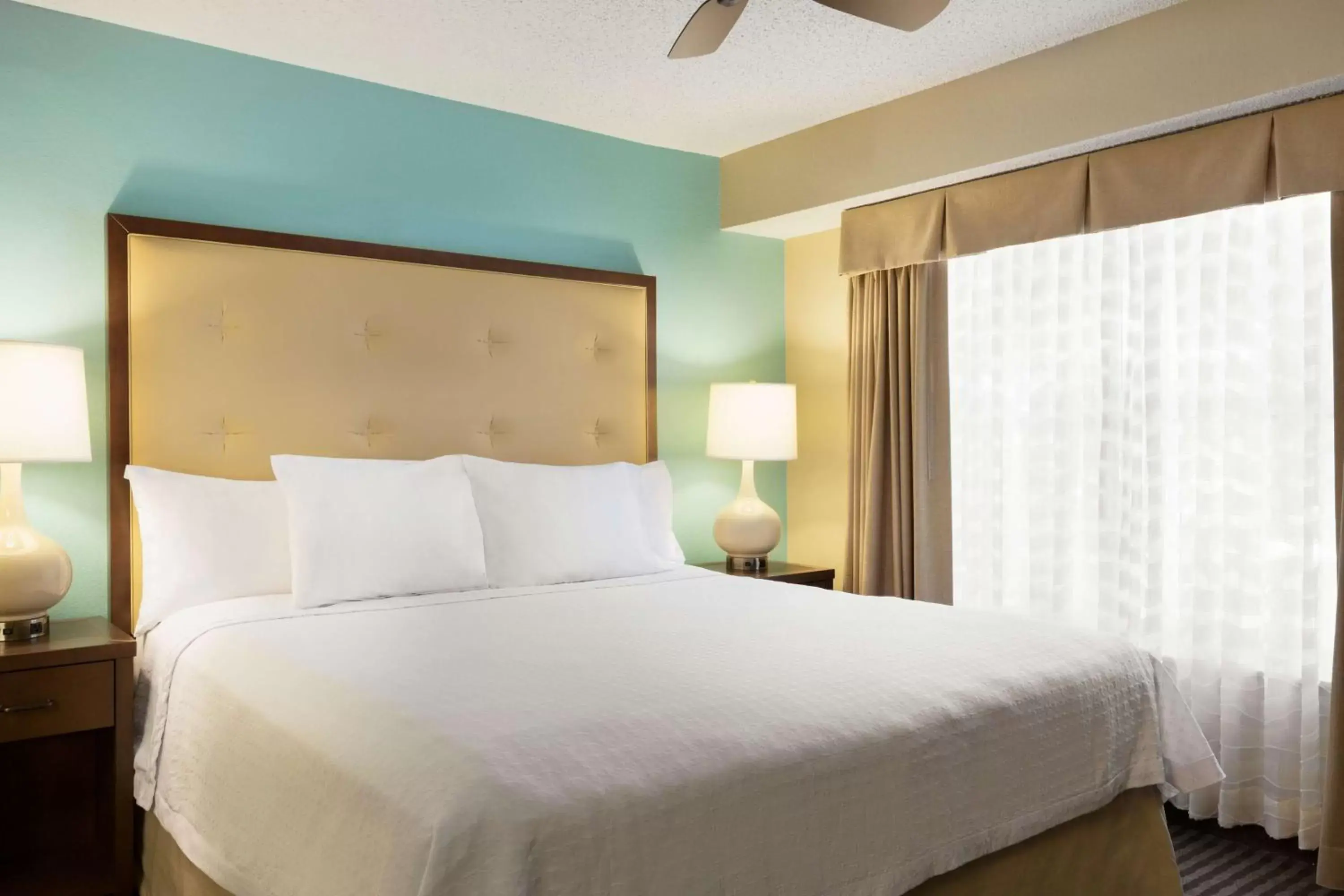 Bed in Homewood Suites by Hilton Houston-Westchase