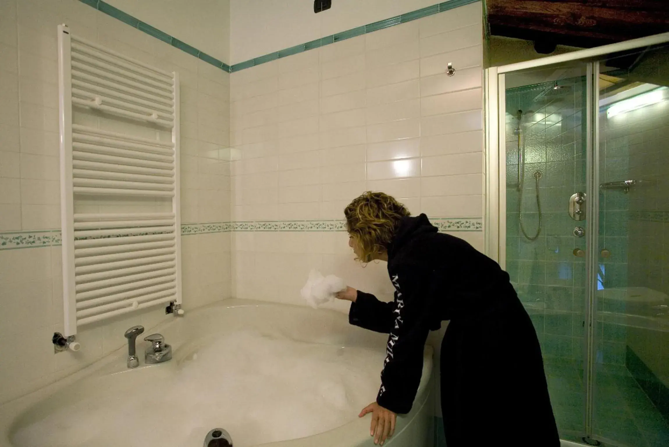 Bathroom in Hotel Le Macine