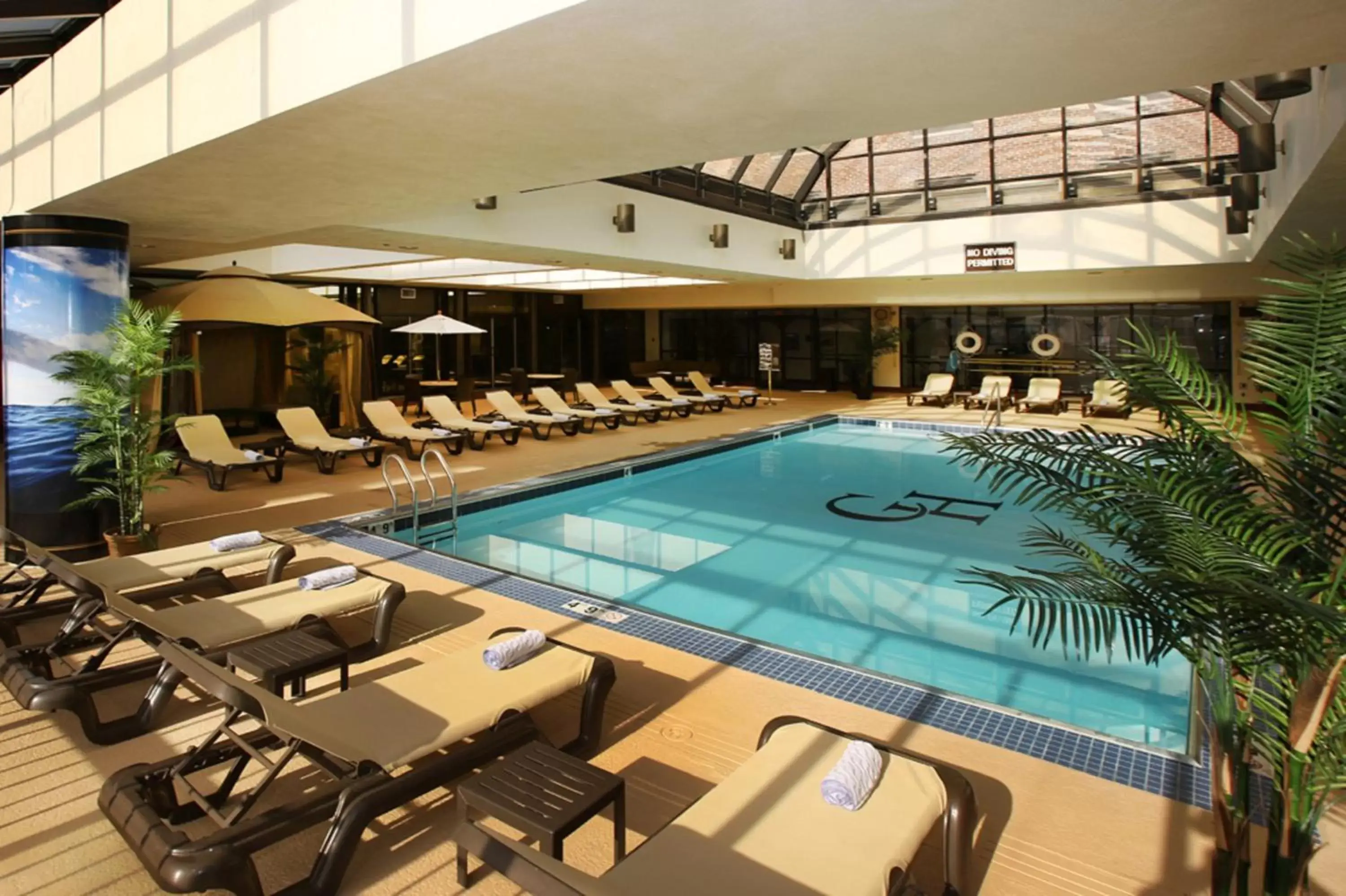 Swimming pool in The Claridge Hotel