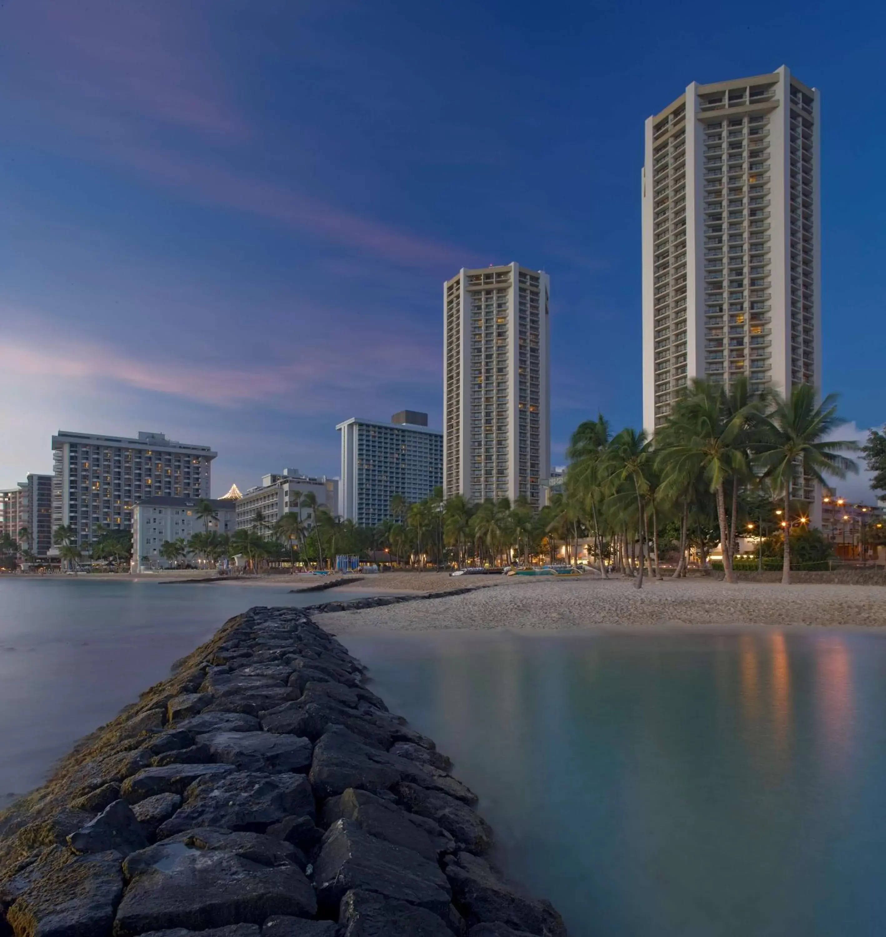 Property building in Hyatt Regency Waikiki Beach Resort & Spa