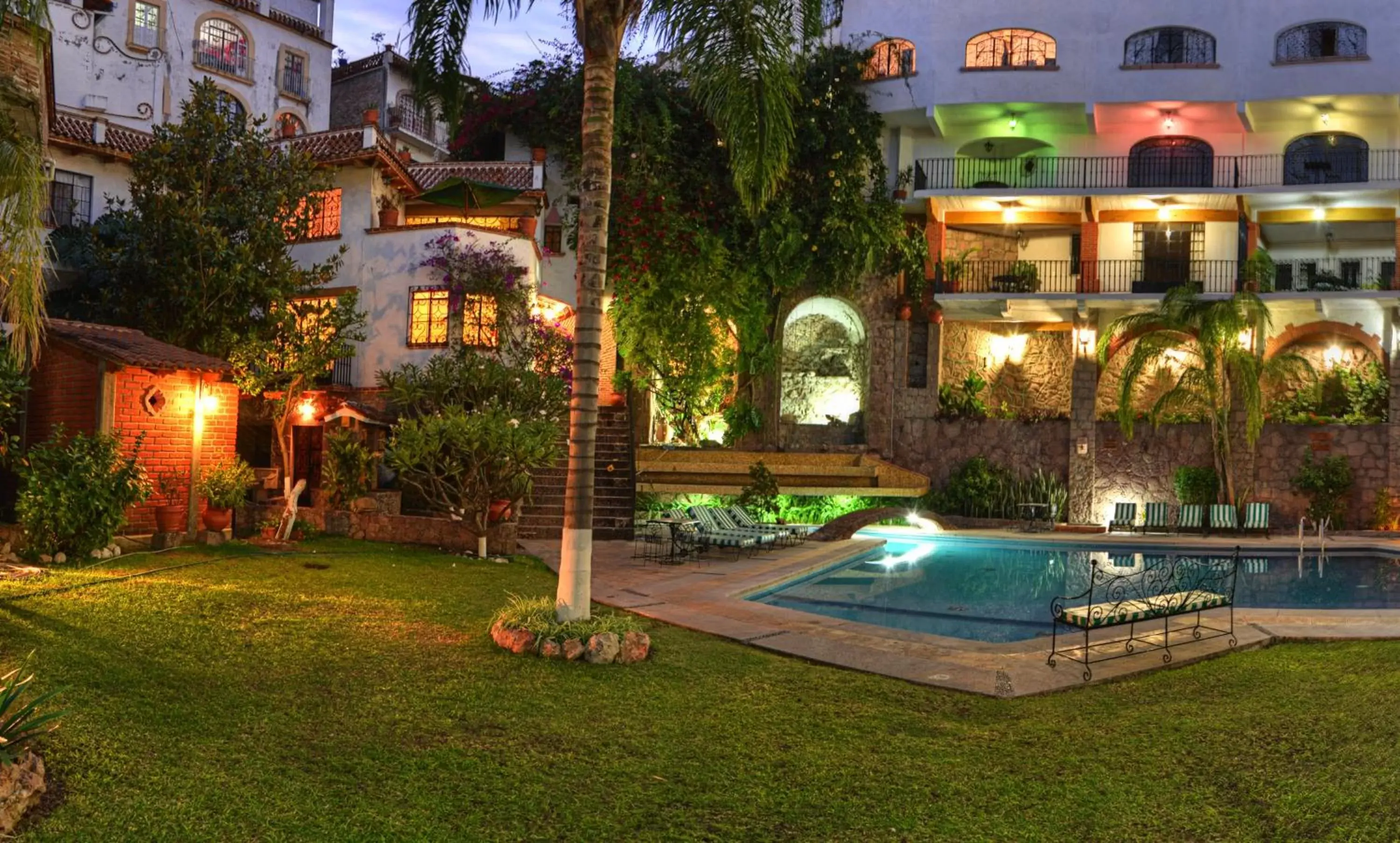 Garden, Property Building in Hotel Posada San Javier