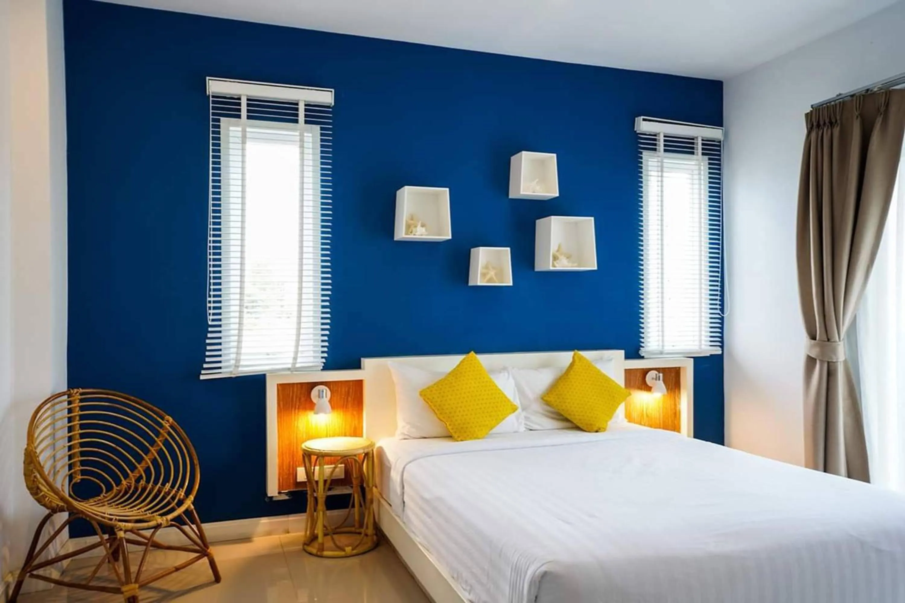 Bed in Chill House at Naiyang