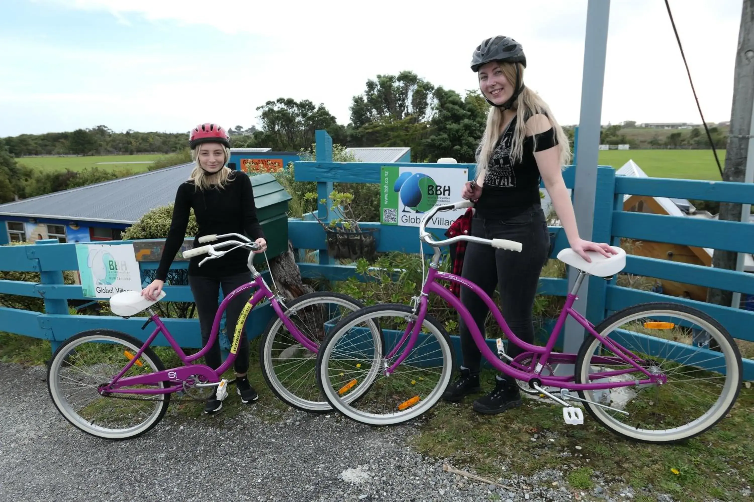 Cycling, Guests in Global Village Travellers Lodge