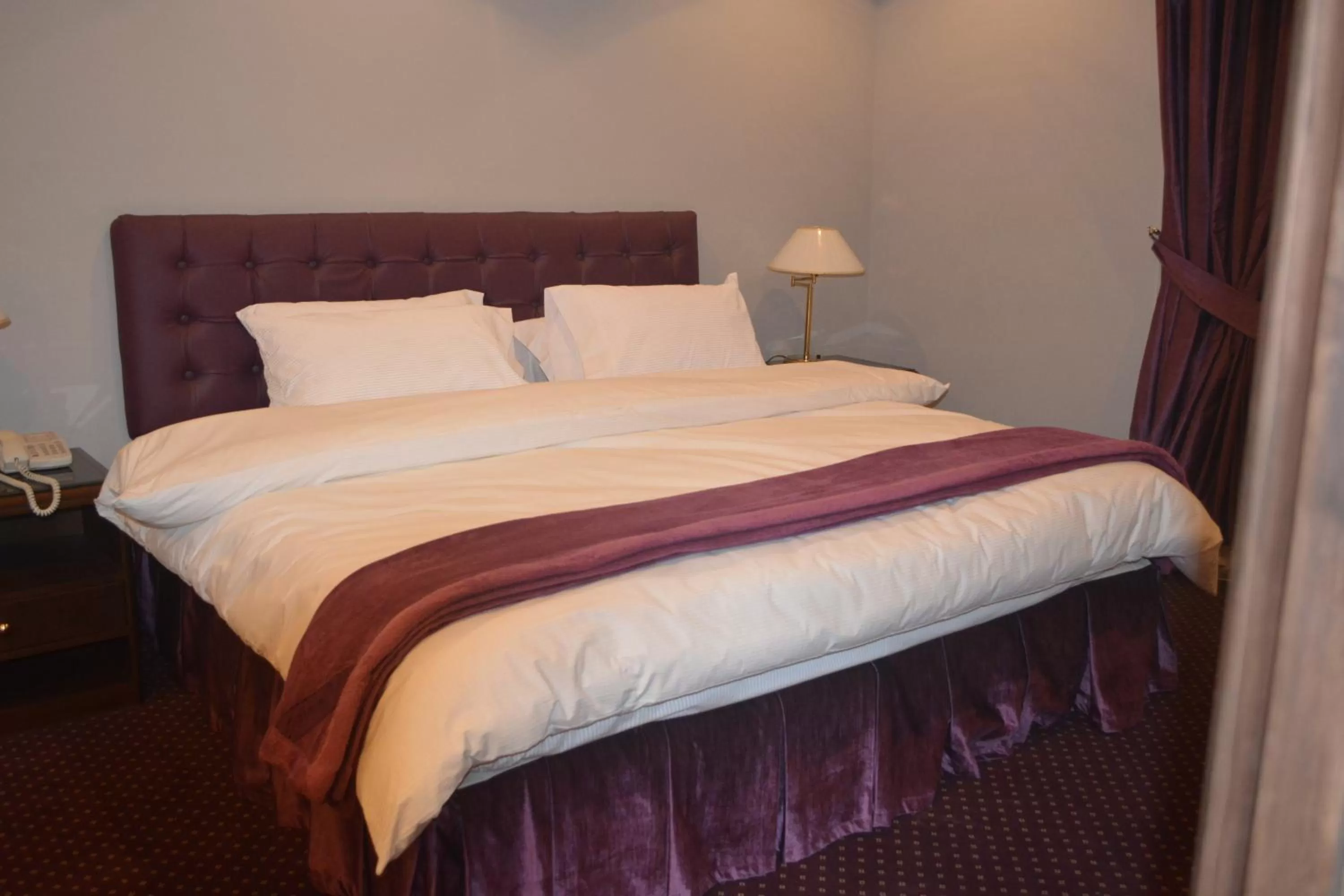 Bed in Carlton Tower Hotel Kuwait