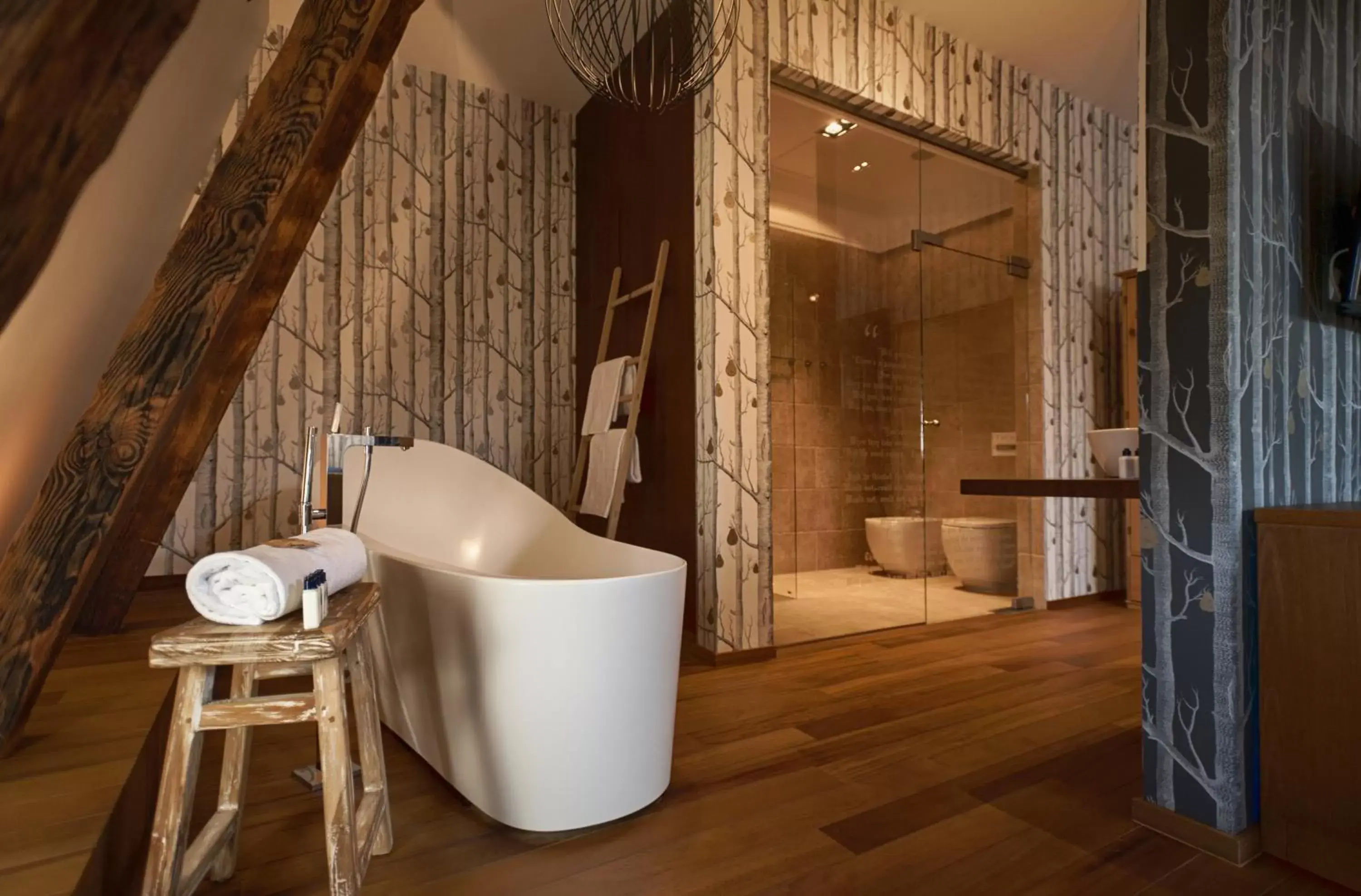 Bathroom in Relais & Châteaux Hotel Quadrille - Adults Only Bathroom in Relais & Châteaux Hotel Quadrille - Adults Only