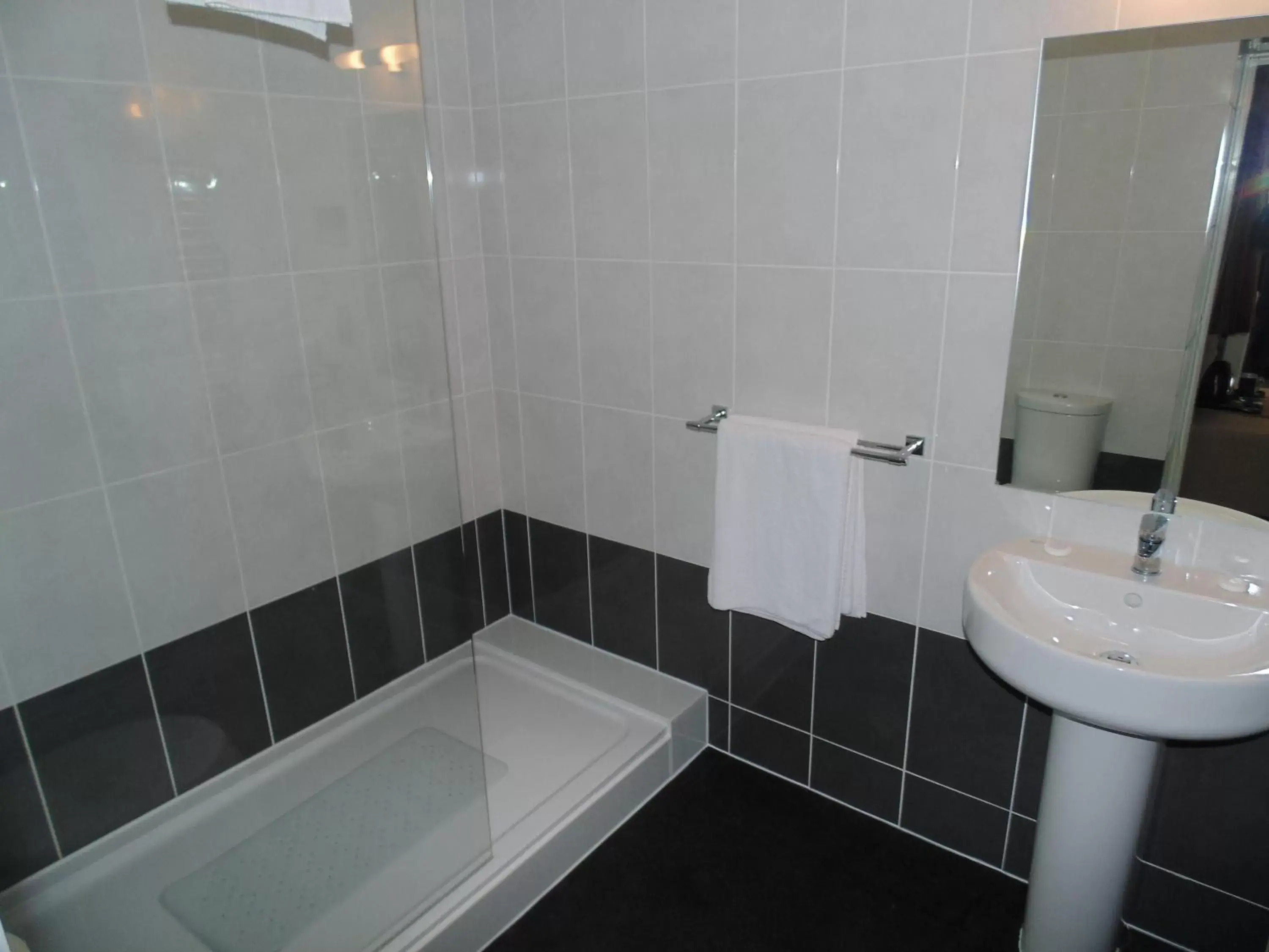Bathroom in B/W Plus Lancashire Manor Hotel