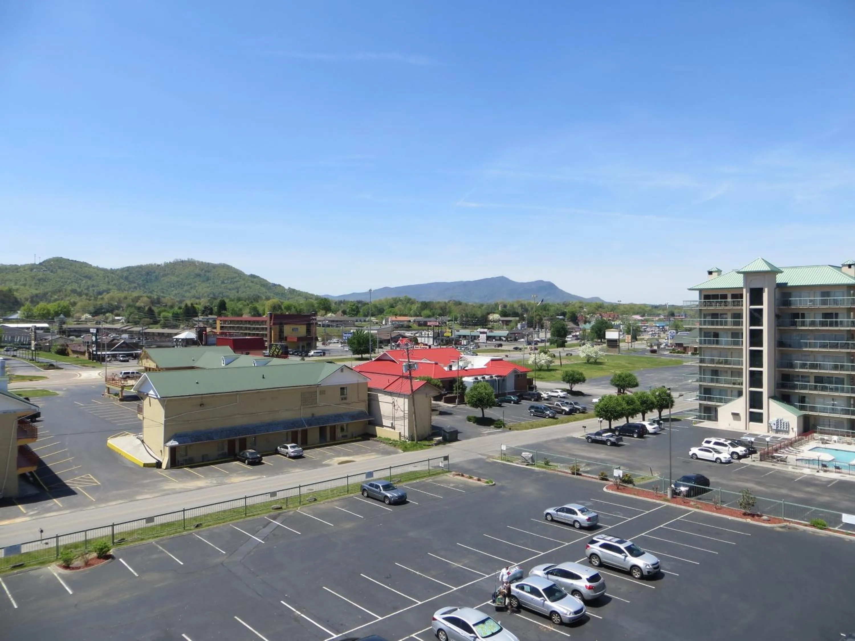 Bird's eye view in River Place Inn