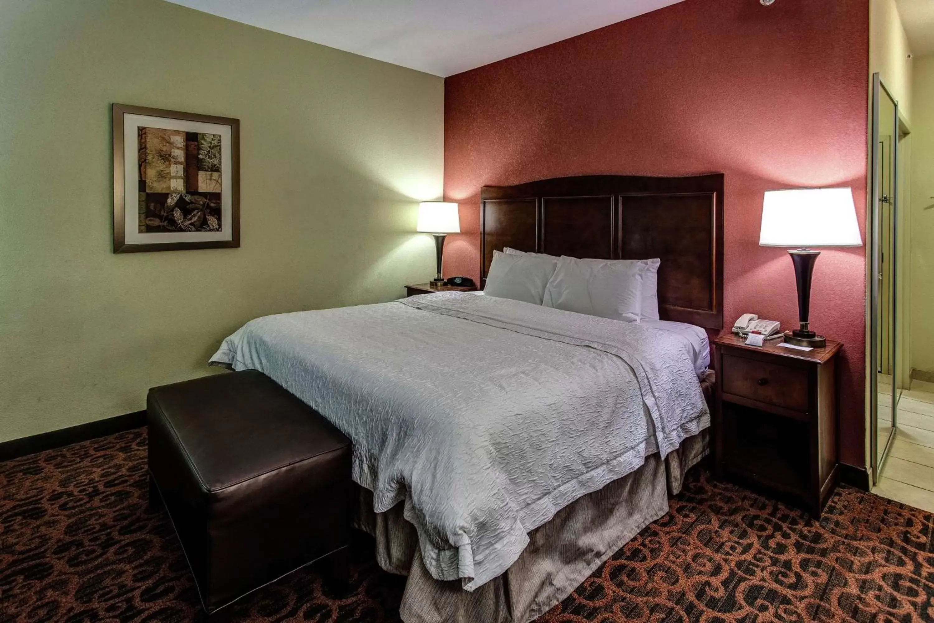 Bed in Hampton Inn Junction City Bed in Hampton Inn Junction City