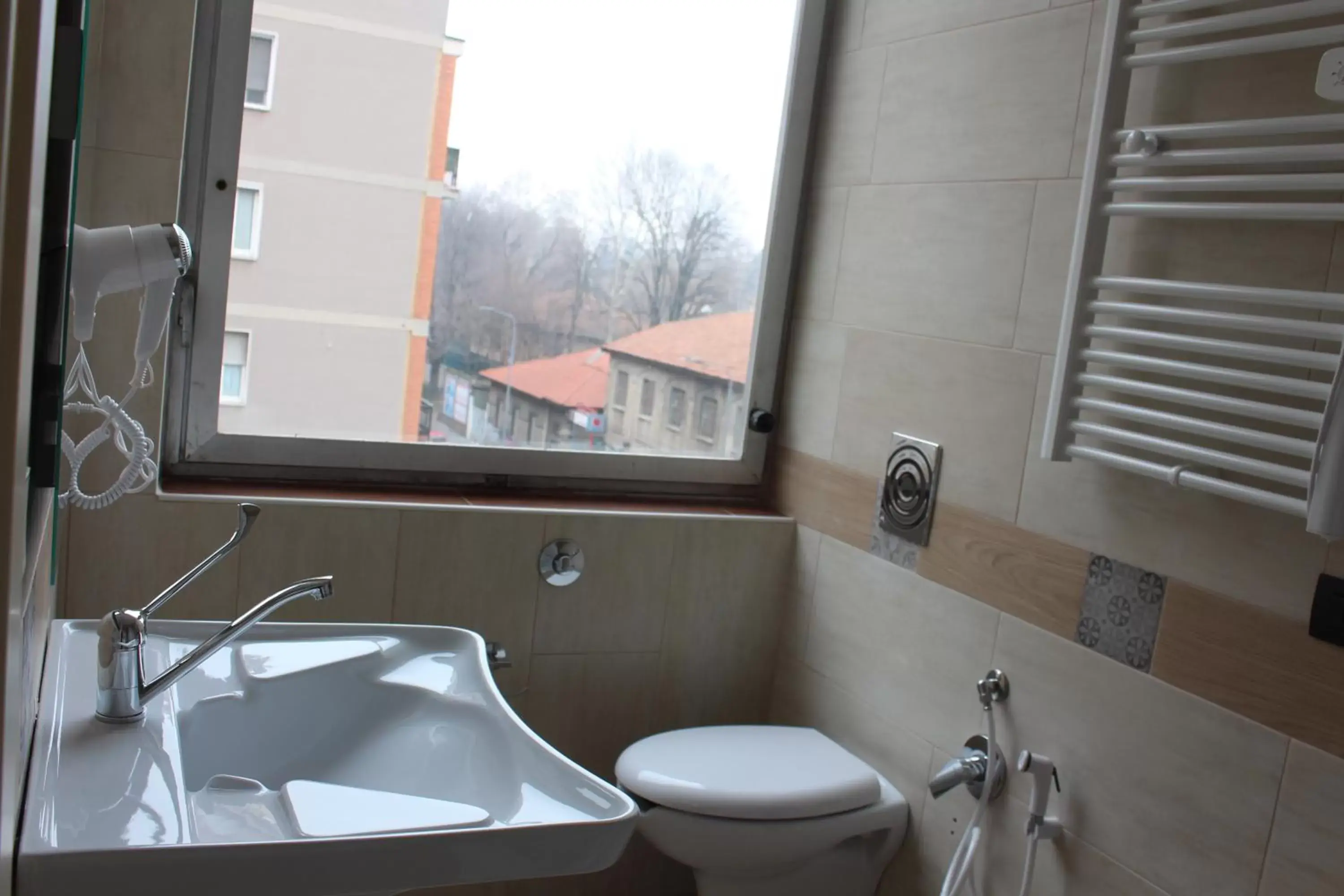 Bathroom in Hotel Giacosa