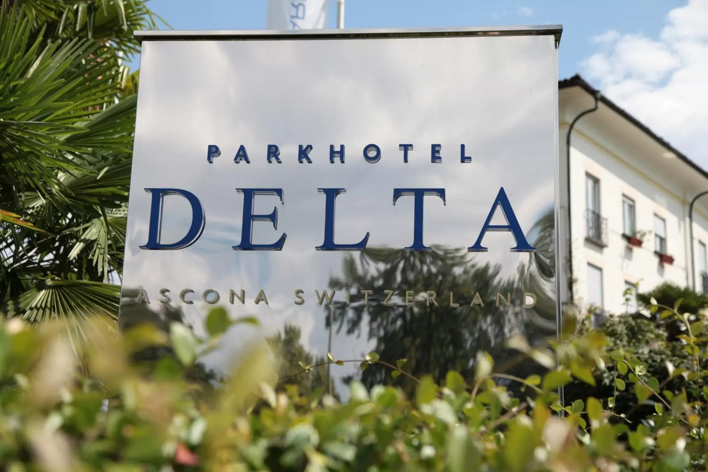 Facade/entrance in Parkhotel Delta, Wellbeing Resort