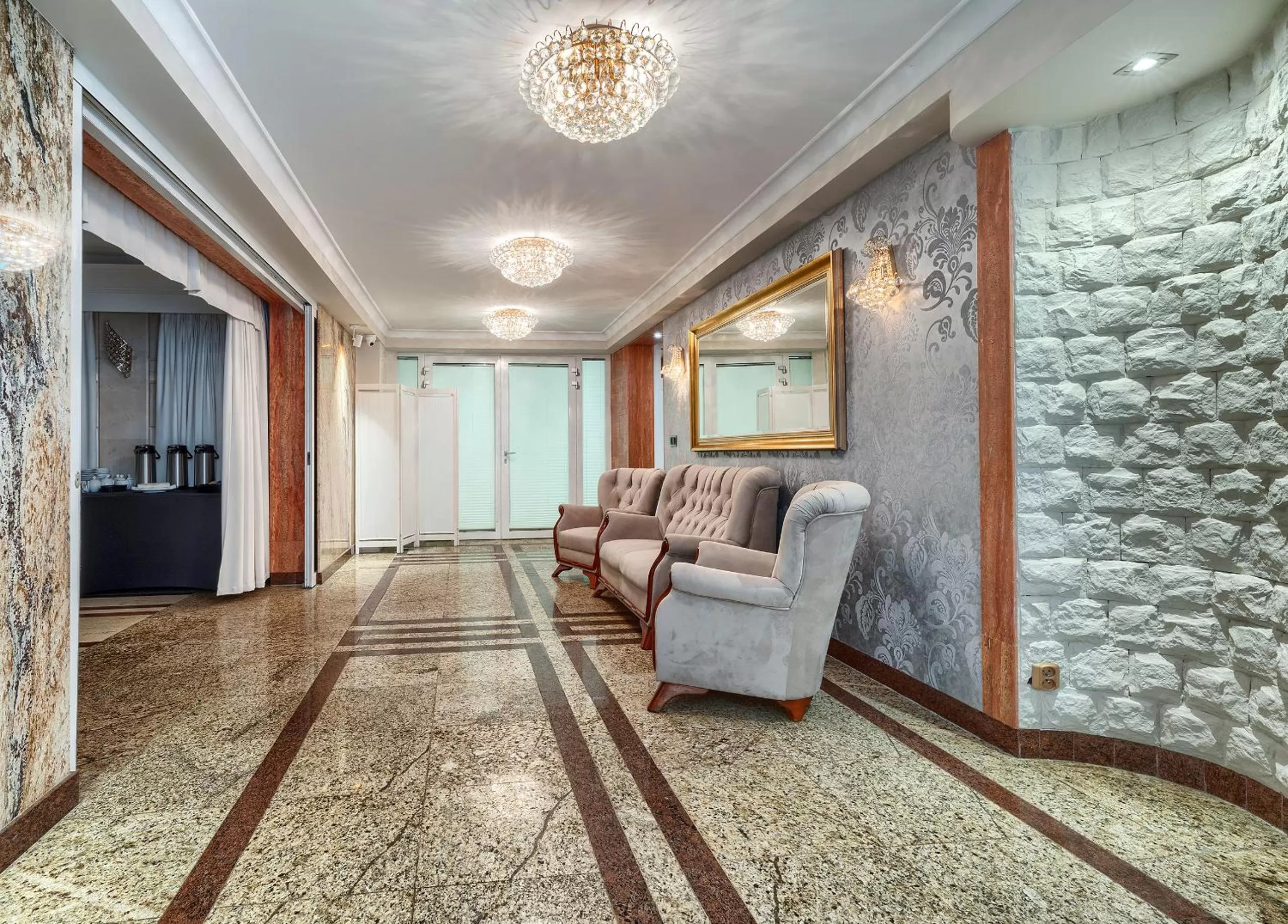 Seating area in Villa Palladium