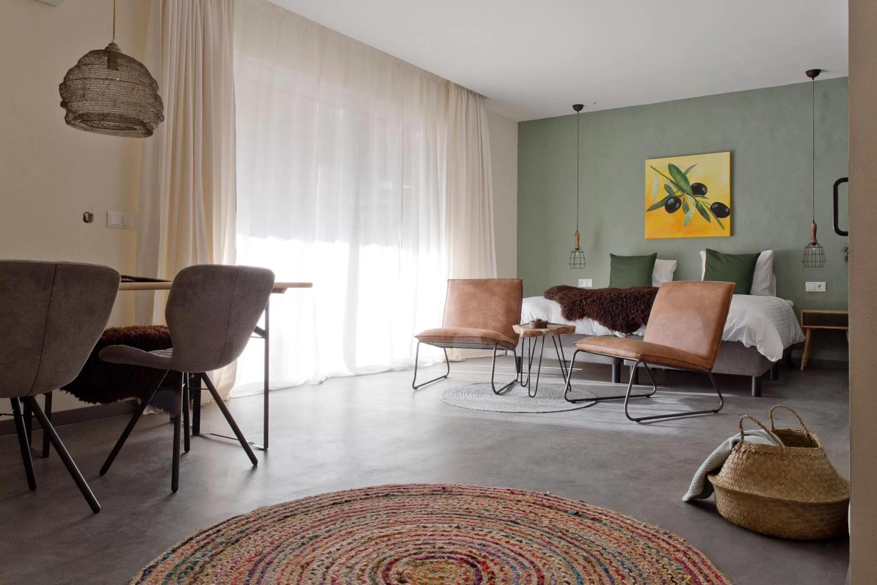 Living room in Trendy and Luxe B&B and Garden Suite