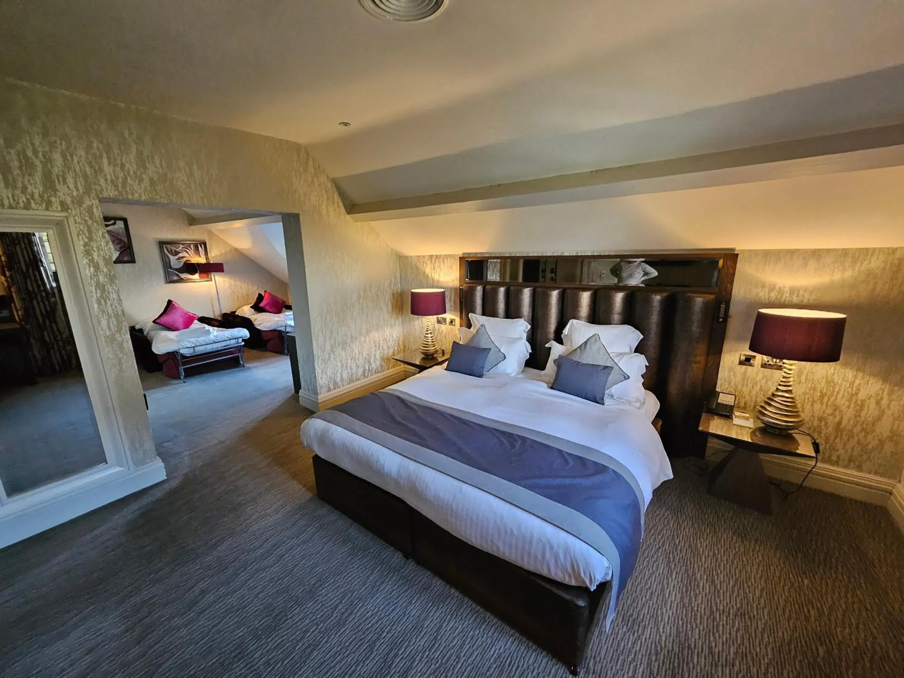 Bed in Grosvenor Pulford Hotel & Spa