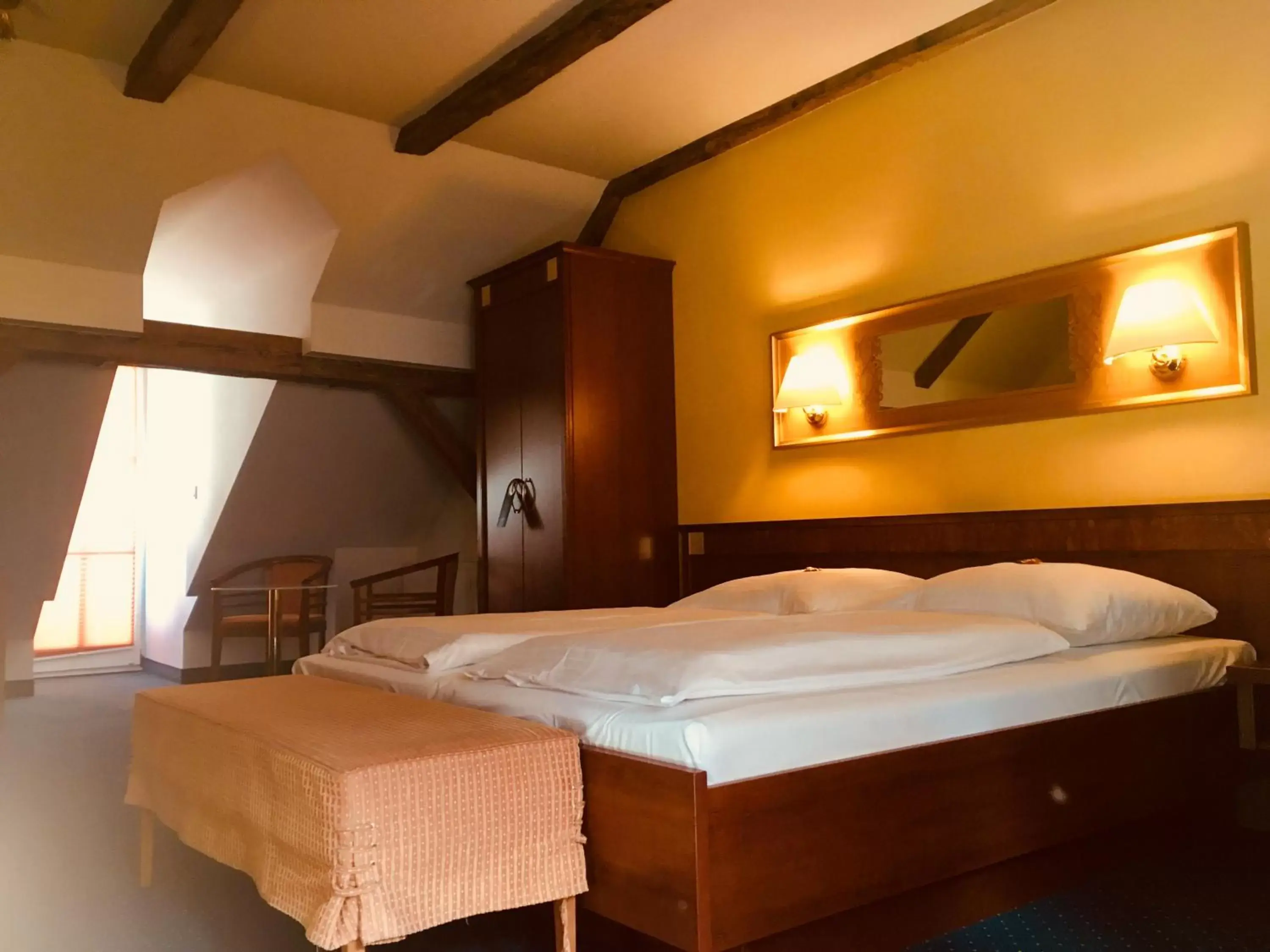 Bed in Altstadthotel der Patrizier