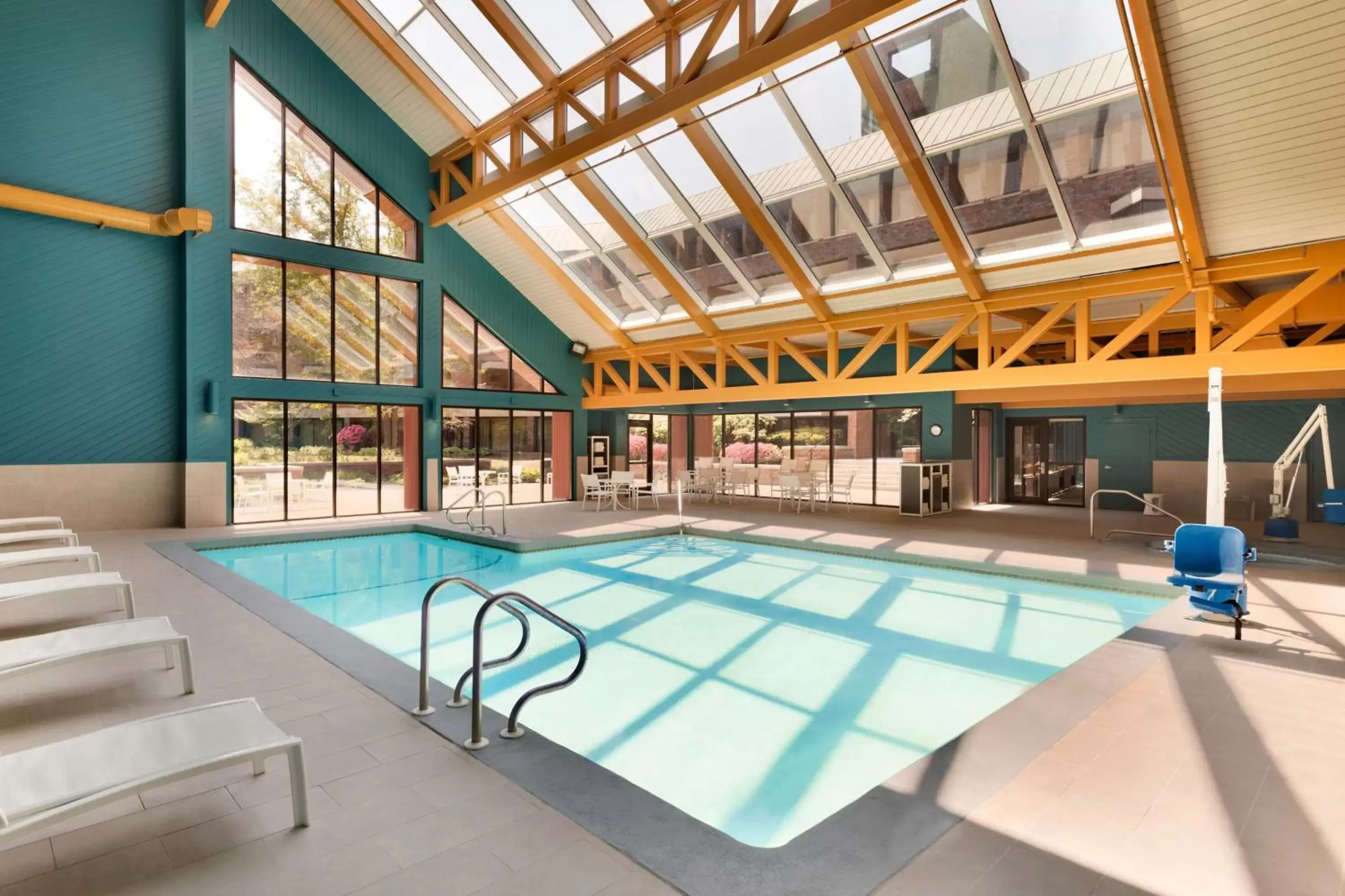 Swimming Pool in Hilton Boston Dedham