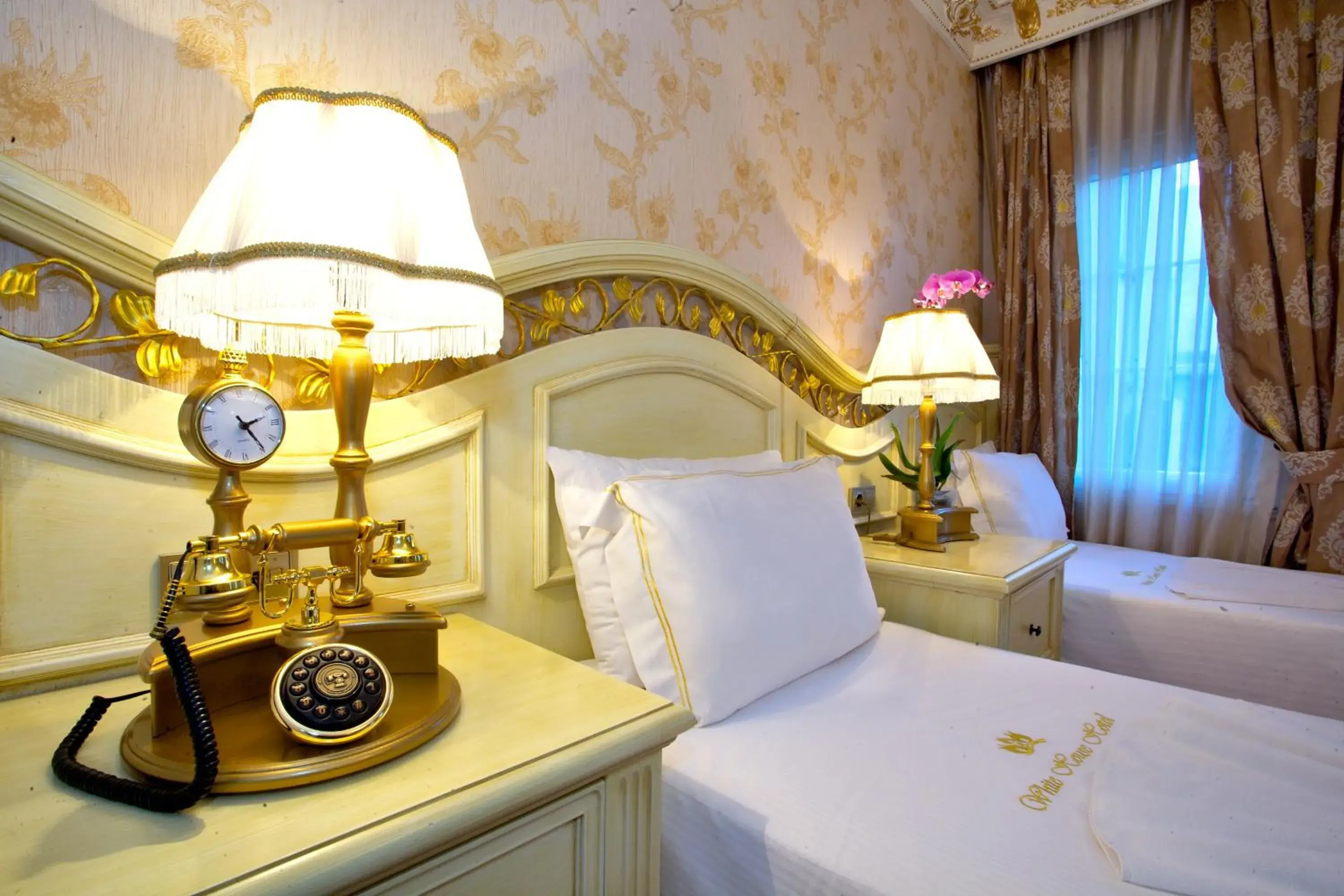 Bed in White House Hotel Istanbul