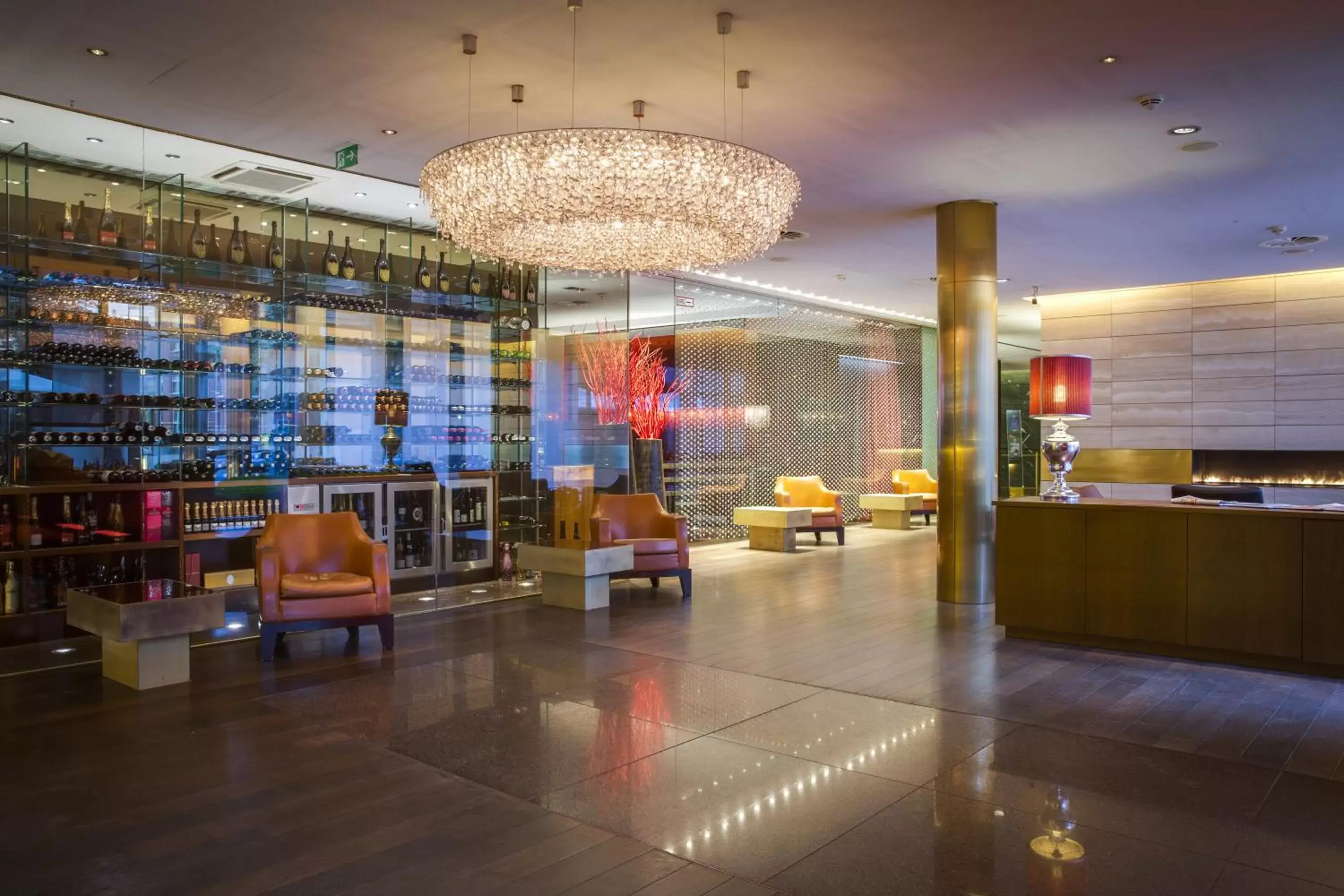 Lobby or reception in Radisson Blu Media Harbour Hotel, Düsseldorf