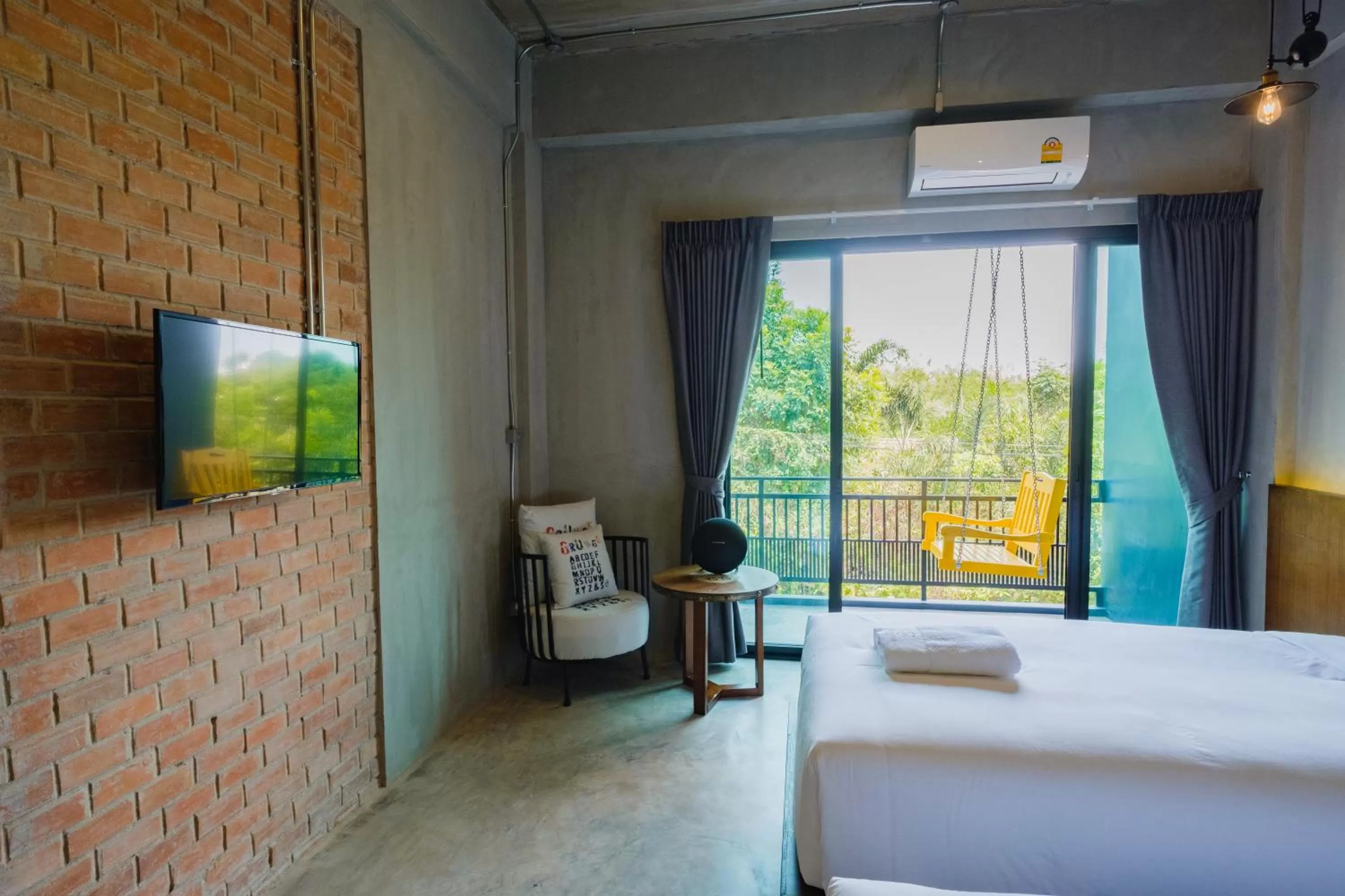 Living room, Bed in Mosstel