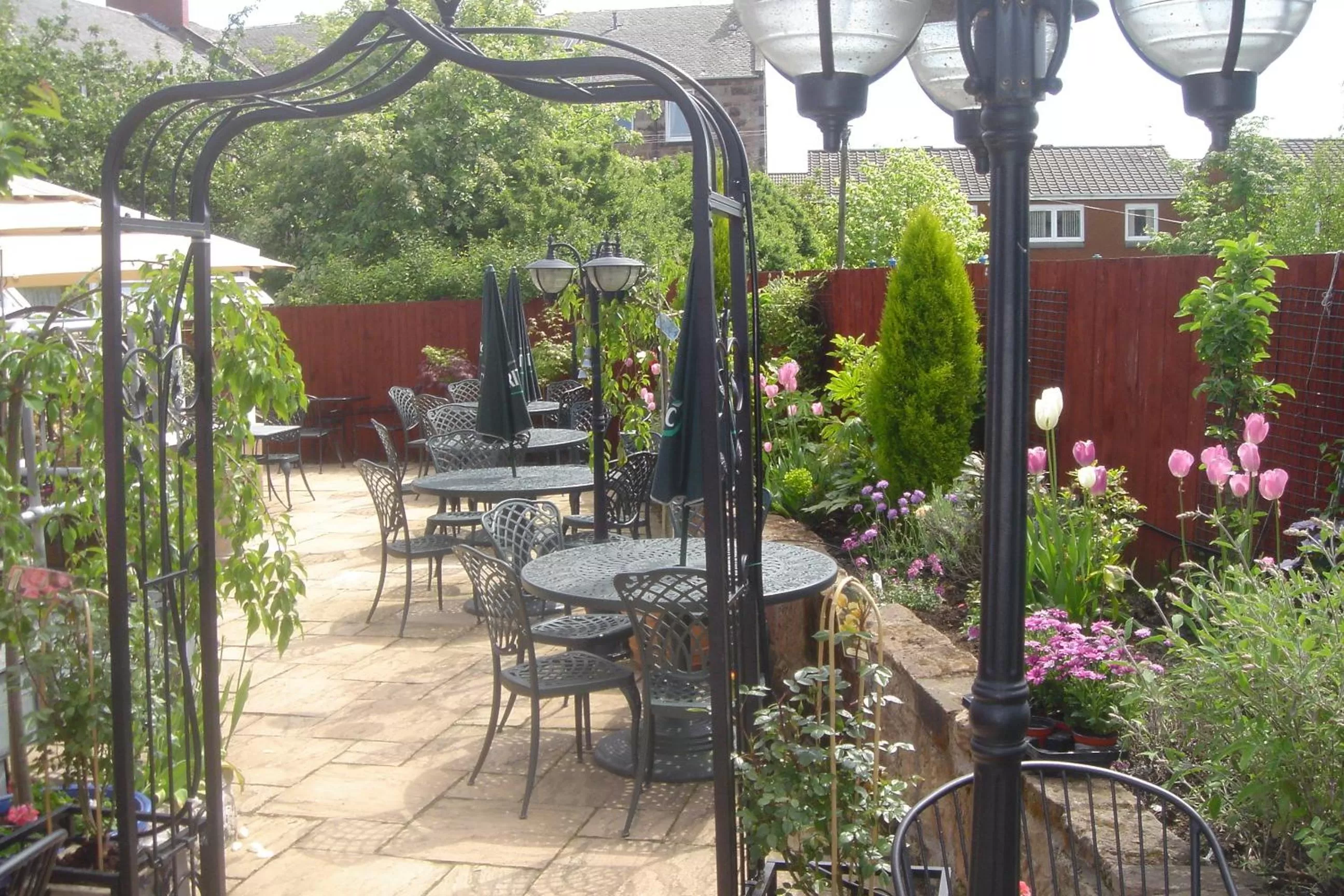 Patio in Villa Hotel