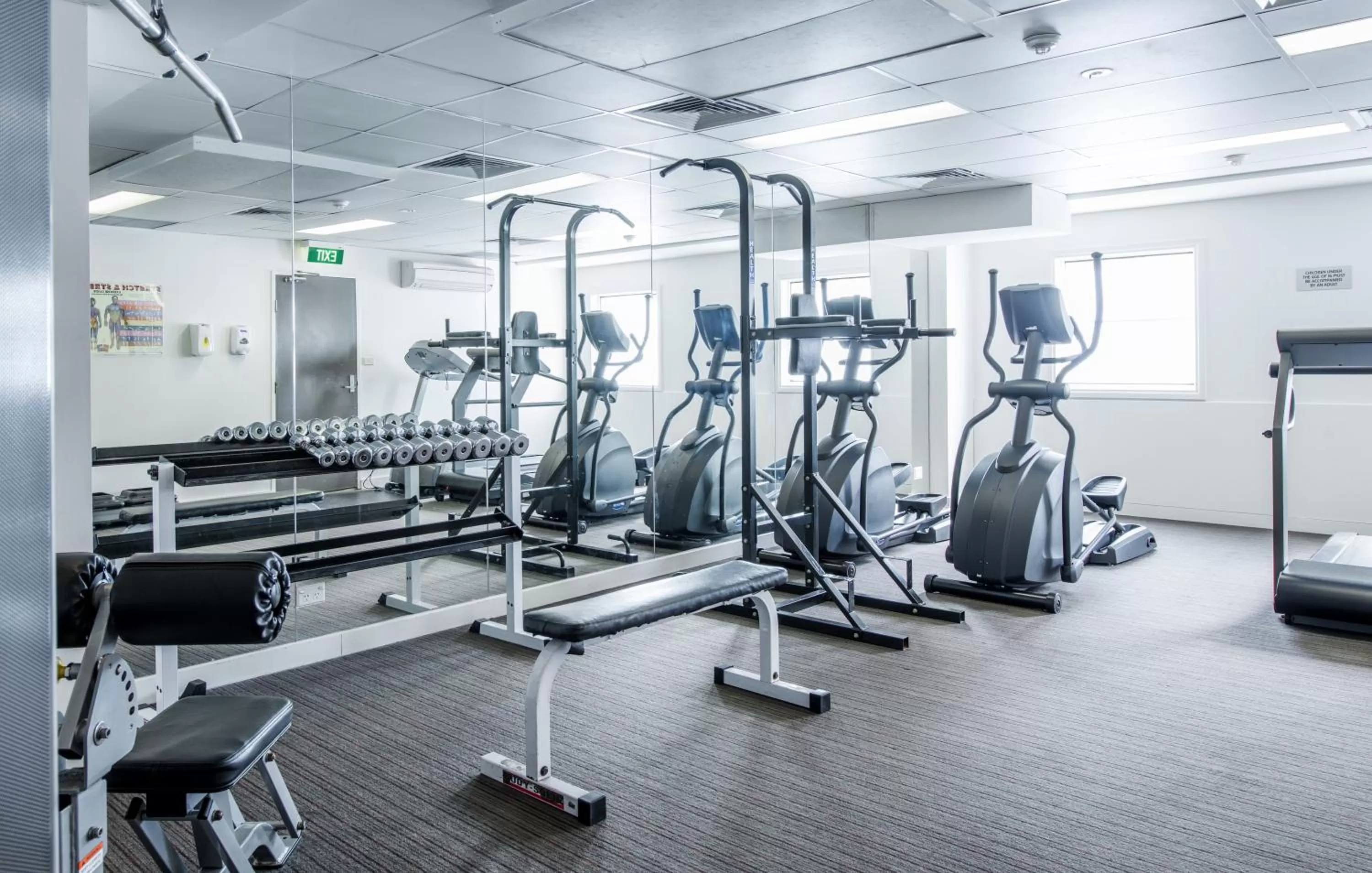 Fitness centre/facilities in Mantra on Northbourne
