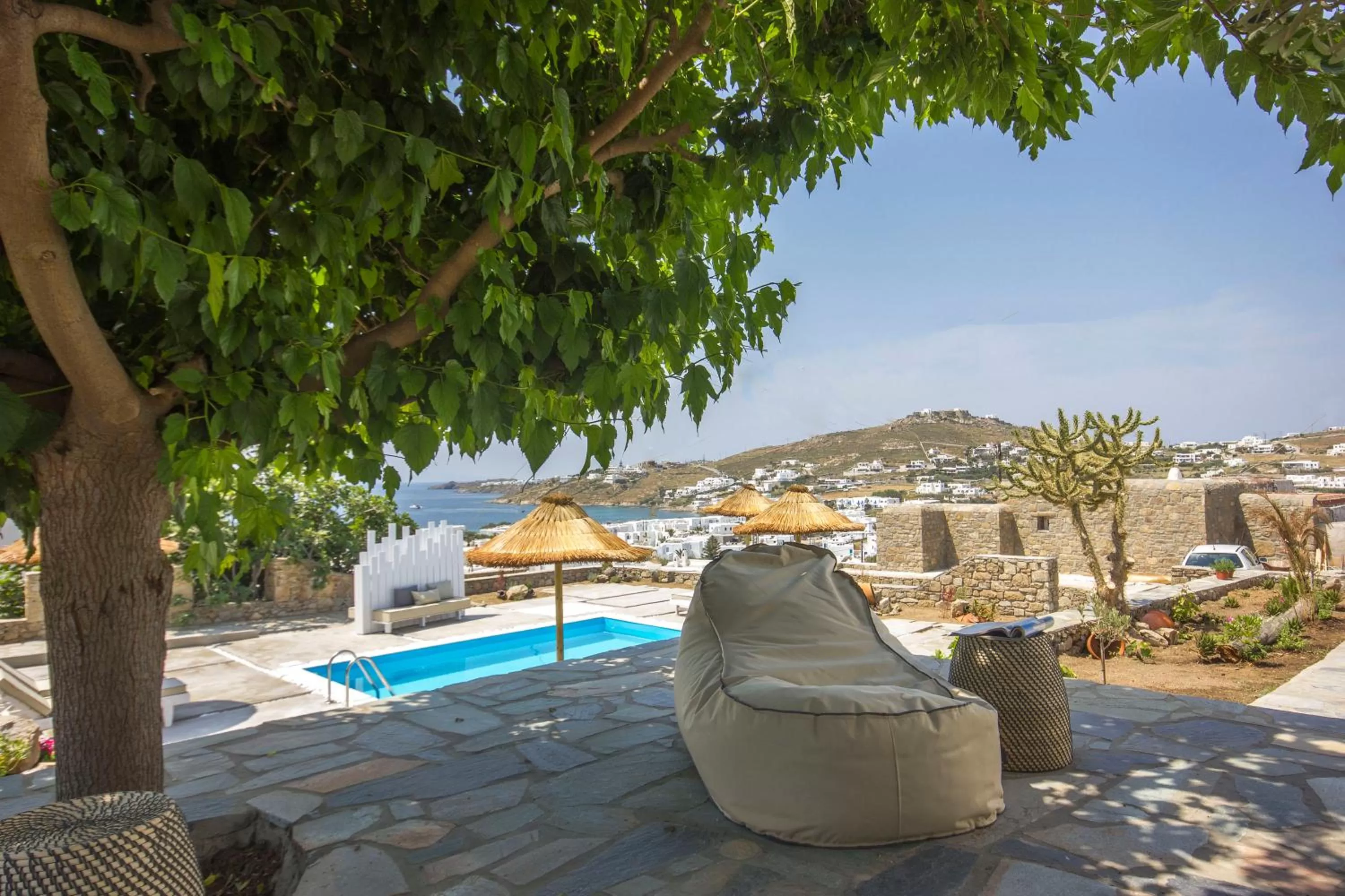 Patio in Amperian Mykonos Suites & Villas