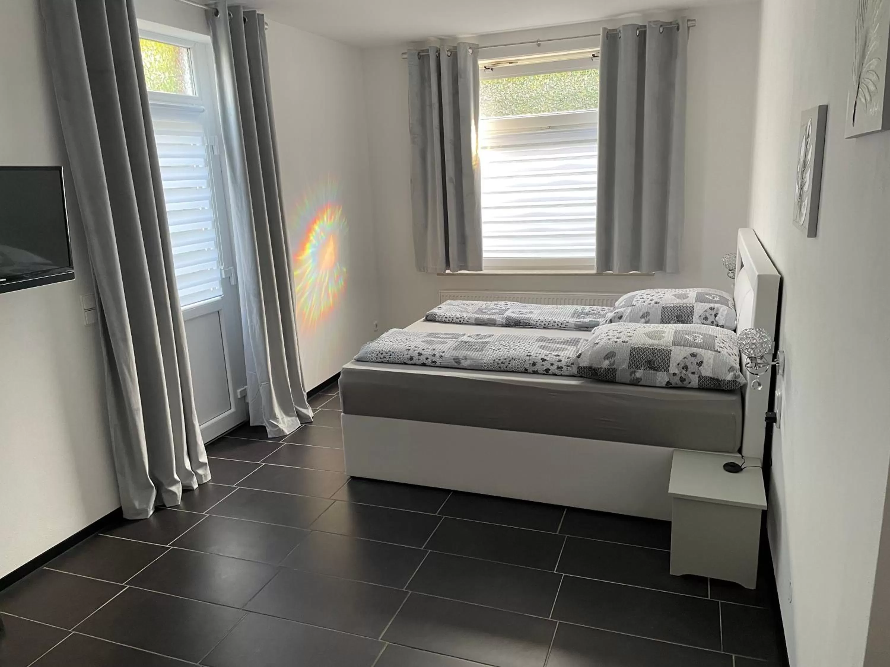 Bed in Pension Deichgraf