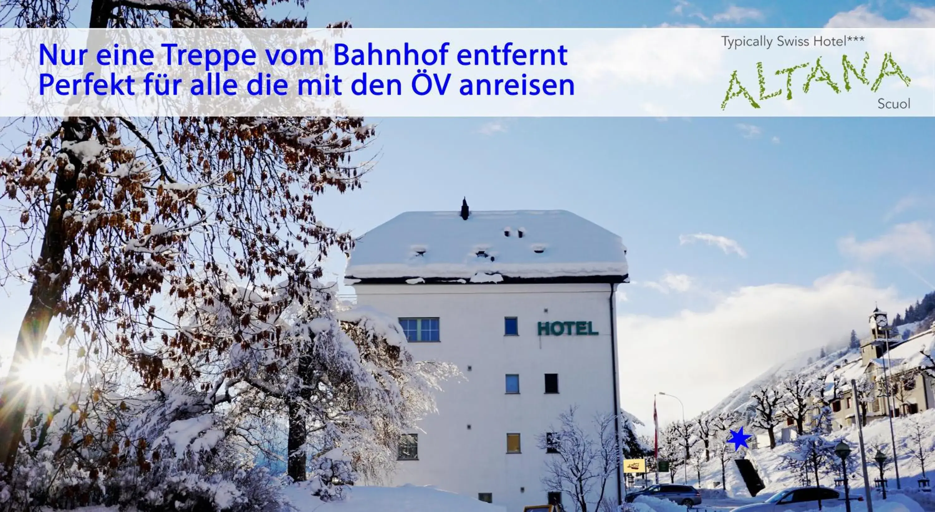 Property building in Typically Swiss Hotel Altana Property building in Typically Swiss Hotel Altana