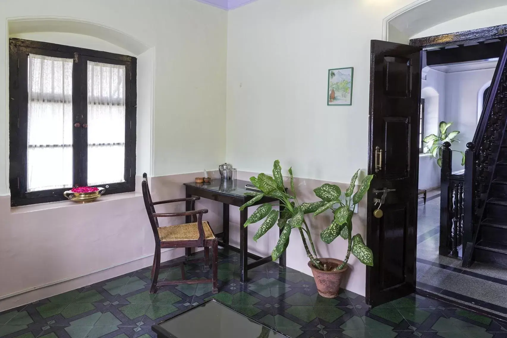 Decorative detail, Dining Area in The Green Hotel