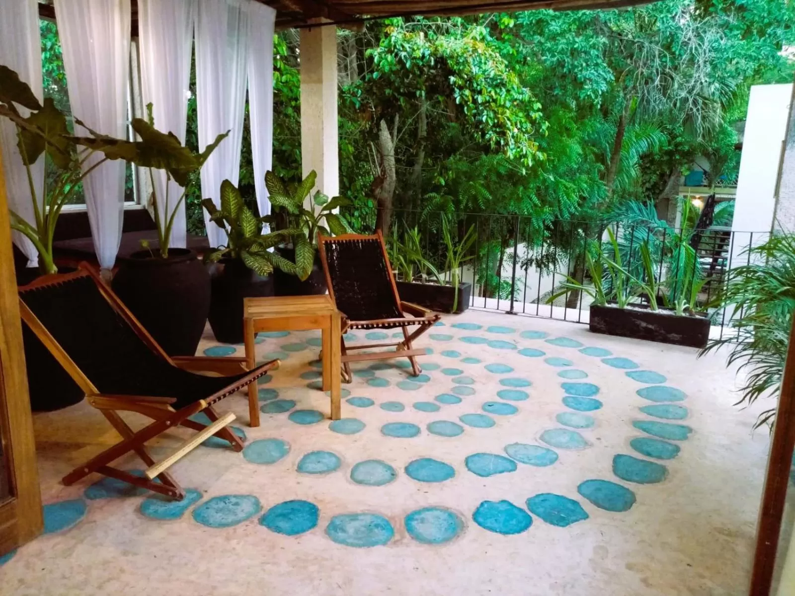 Garden view in Hotel Boutique Refugio 41