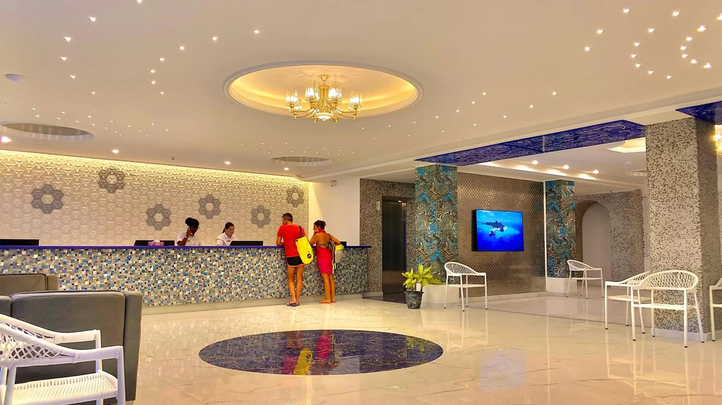 Lobby or reception in Kaani Palm Beach