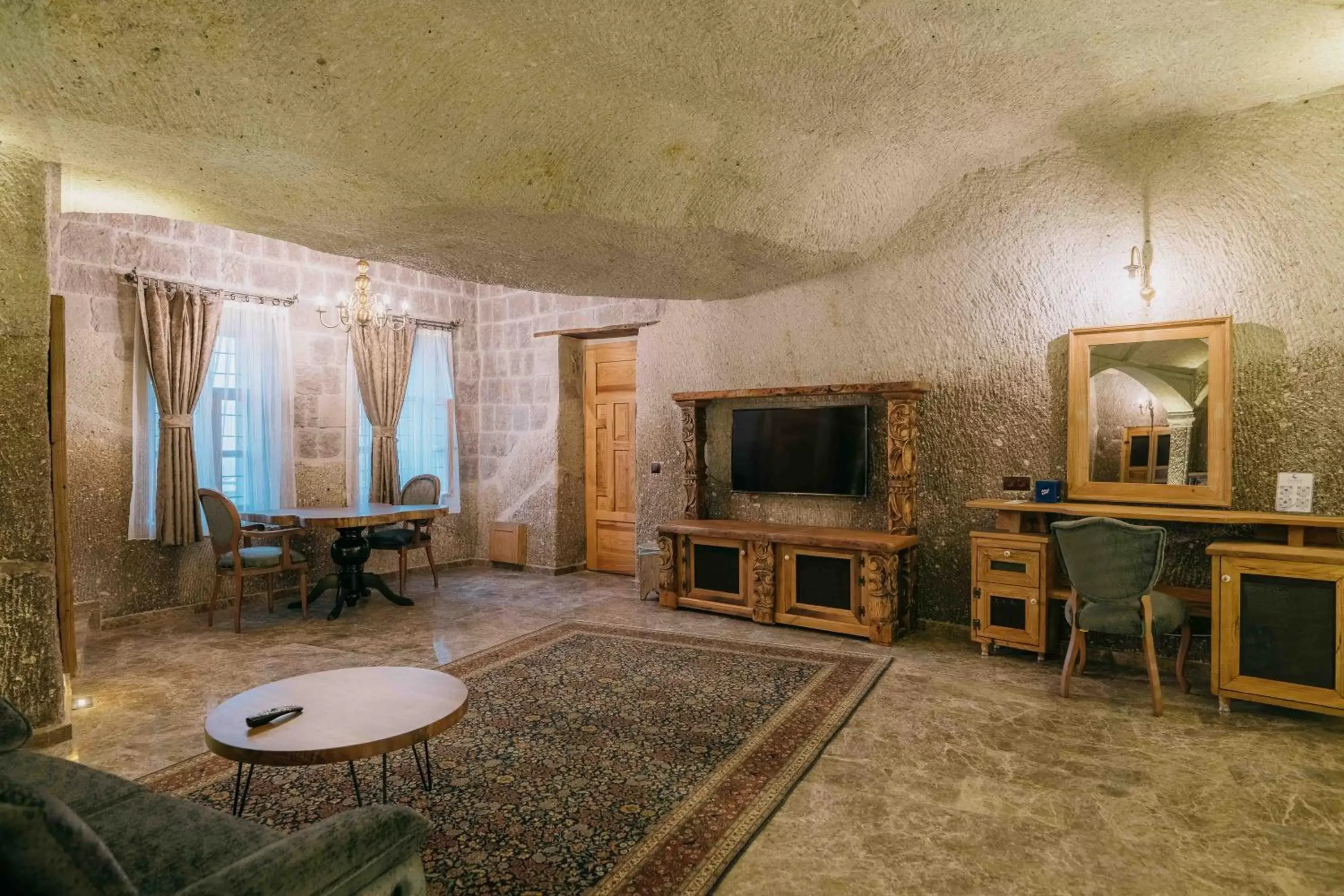 Living room, Seating Area in Lunar Cappadocia Hotel