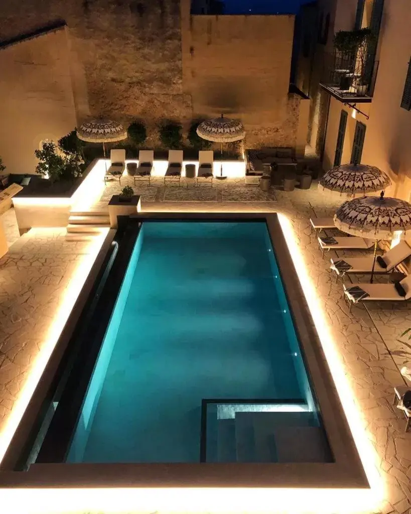 Night, Swimming Pool in Ten Mallorca - Adults Only
