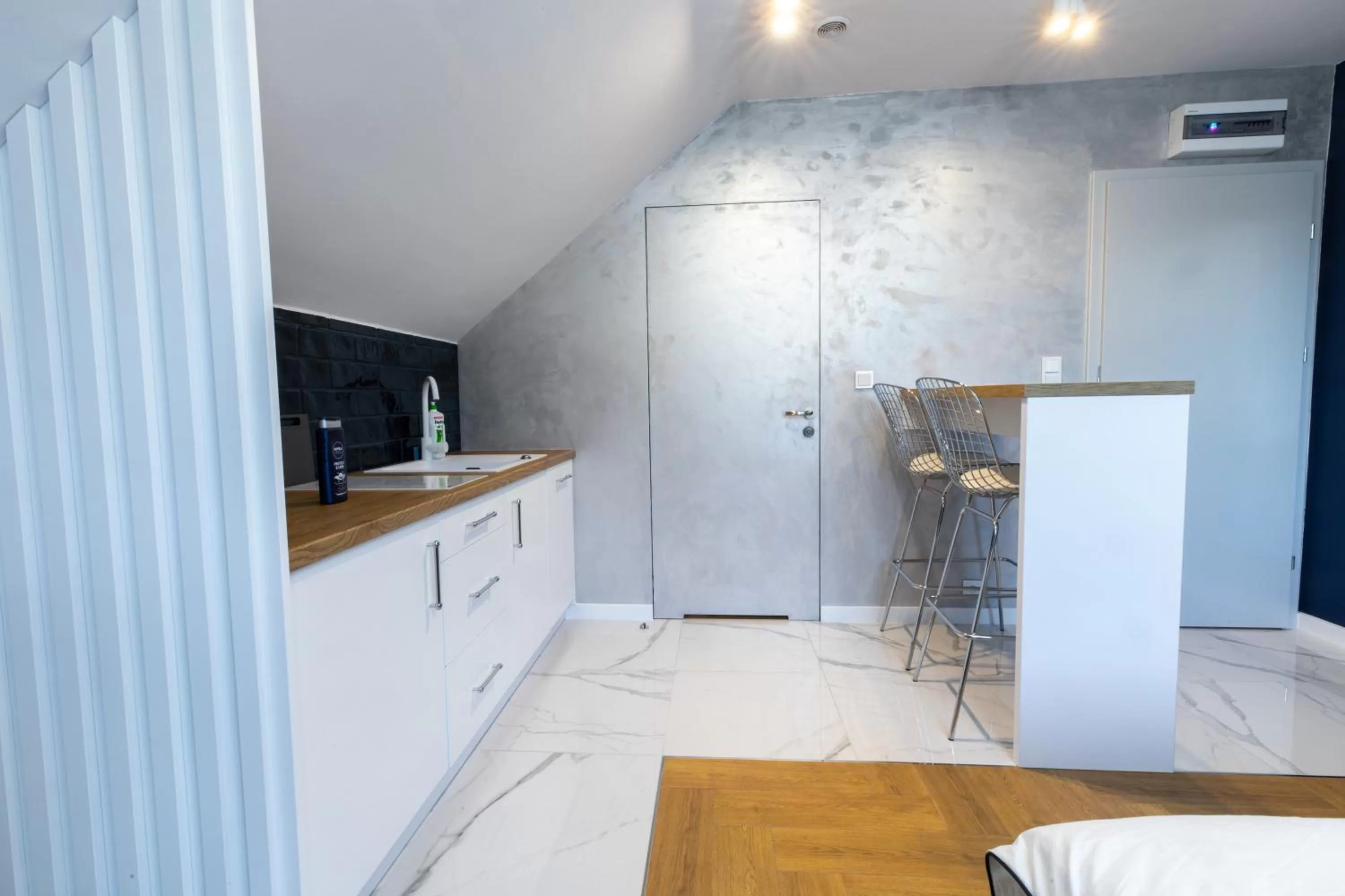 Kitchen or kitchenette in Stylowe Apartamenty Plewiska