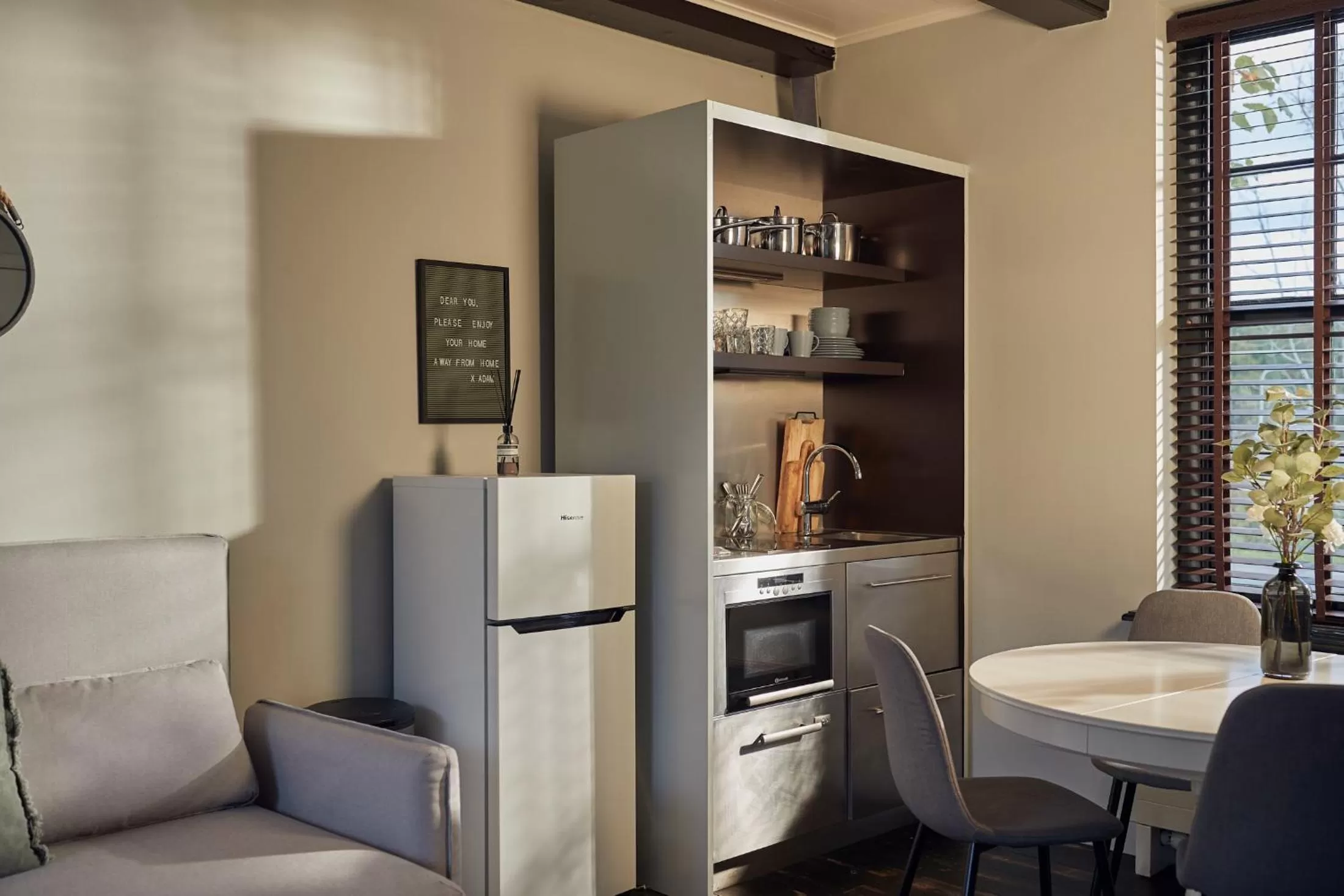 Kitchen/Kitchenette in HUISJES AAN DE AMSTEL - Your home away from home