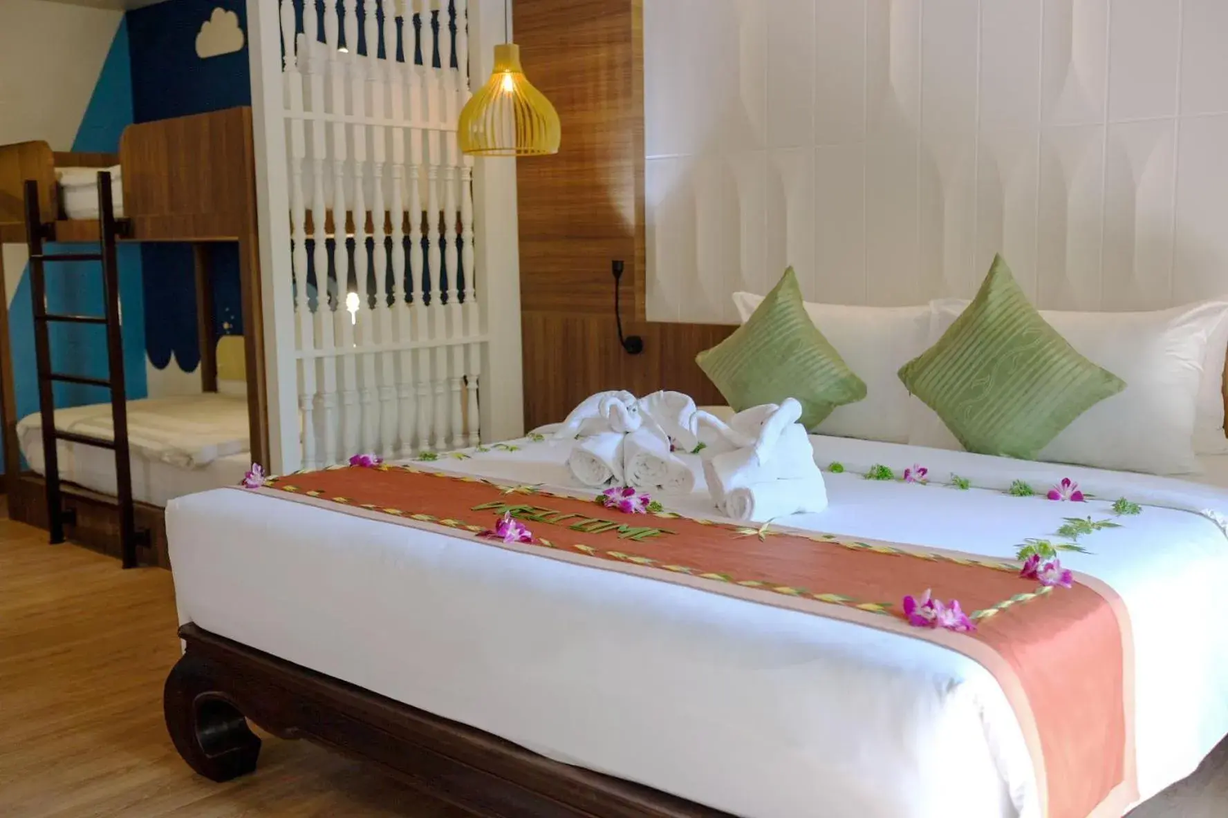 Bedroom, Bed in Nipa Resort, Patong Beach - SHA Extra Plus Bedroom, Bed in Nipa Resort, Patong Beach - SHA Extra Plus