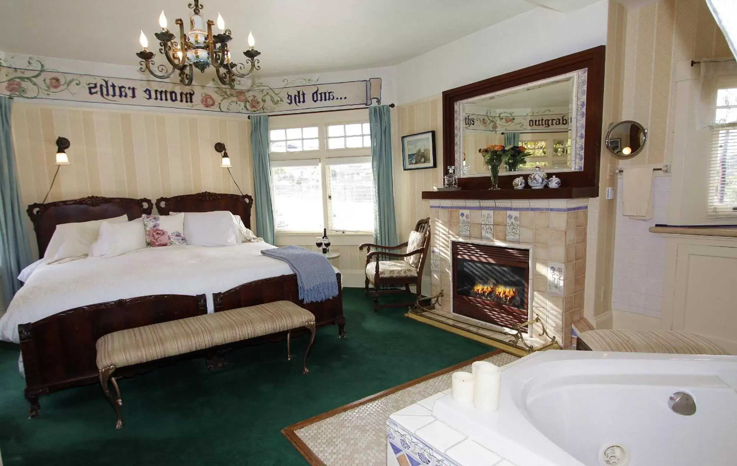 King Room with Spa Bath in The Jabberwock Bed & Breakfast