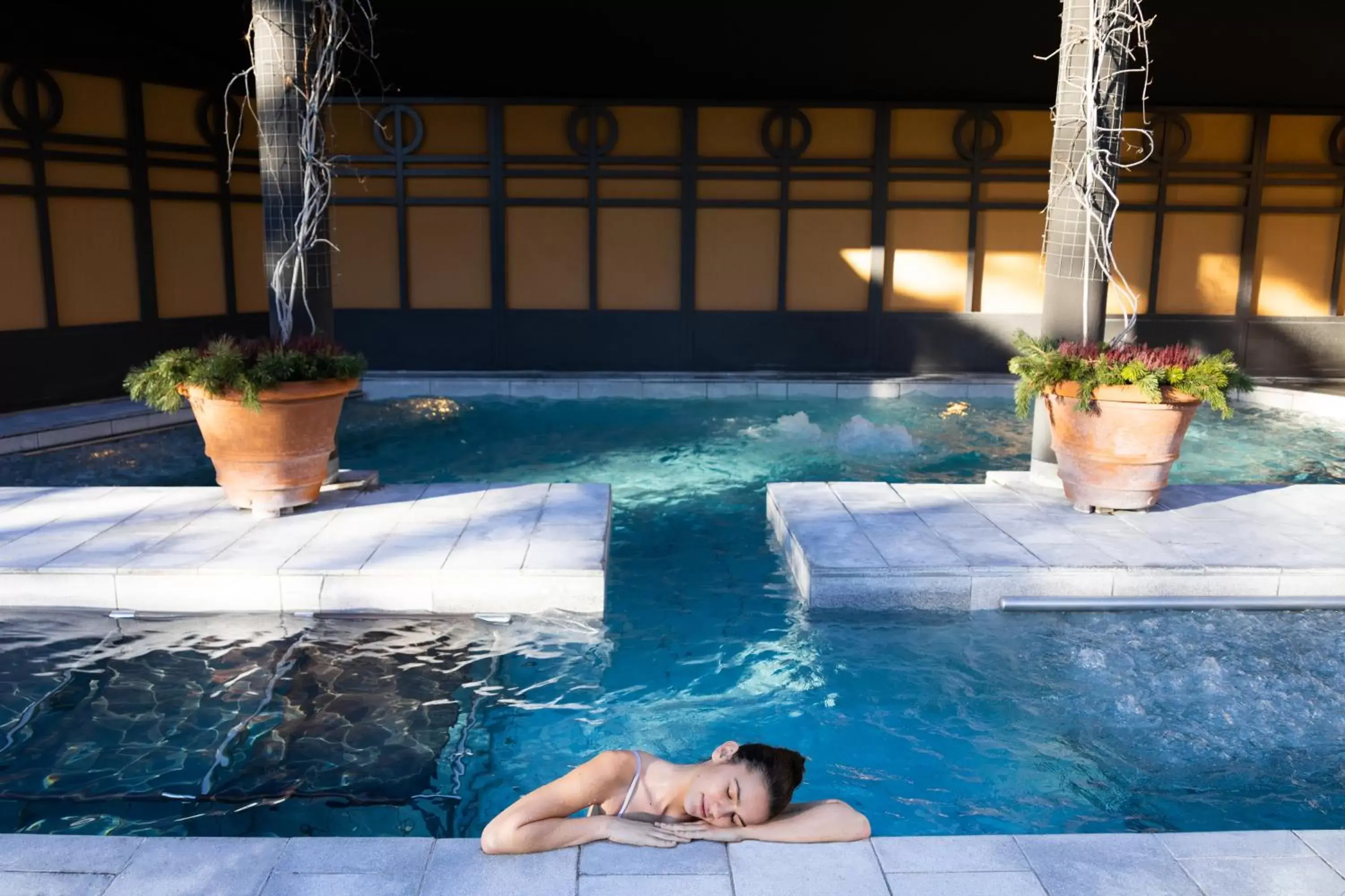 Summer, Swimming Pool in QC Terme Grand Hotel Bagni Nuovi