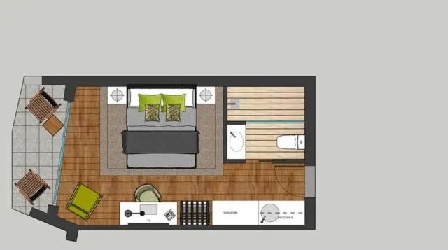Floor plan in Allure On Ocean Motel - Mollymook Beach