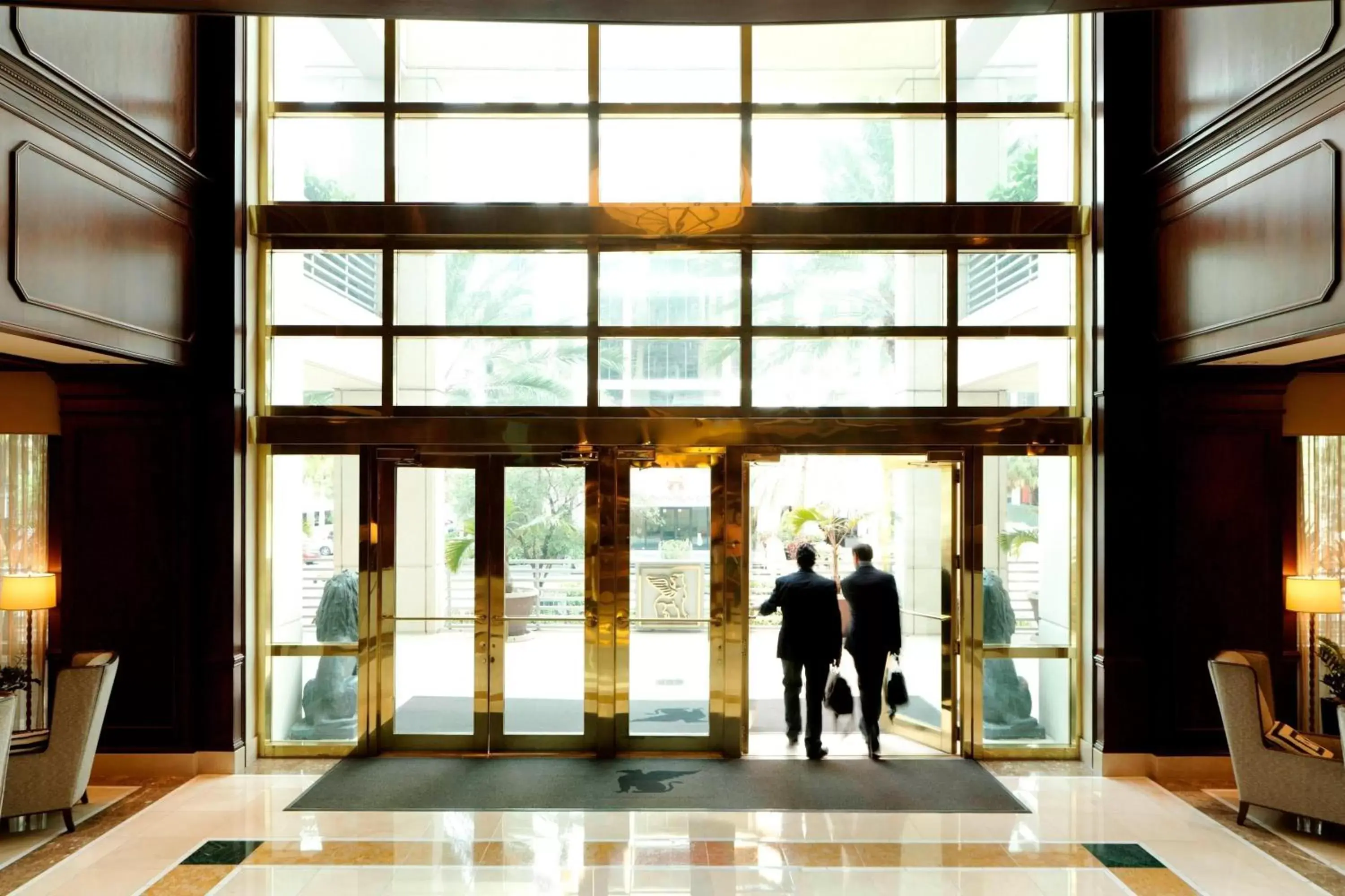 Lobby or reception in JW Marriott Miami Lobby or reception in JW Marriott Miami